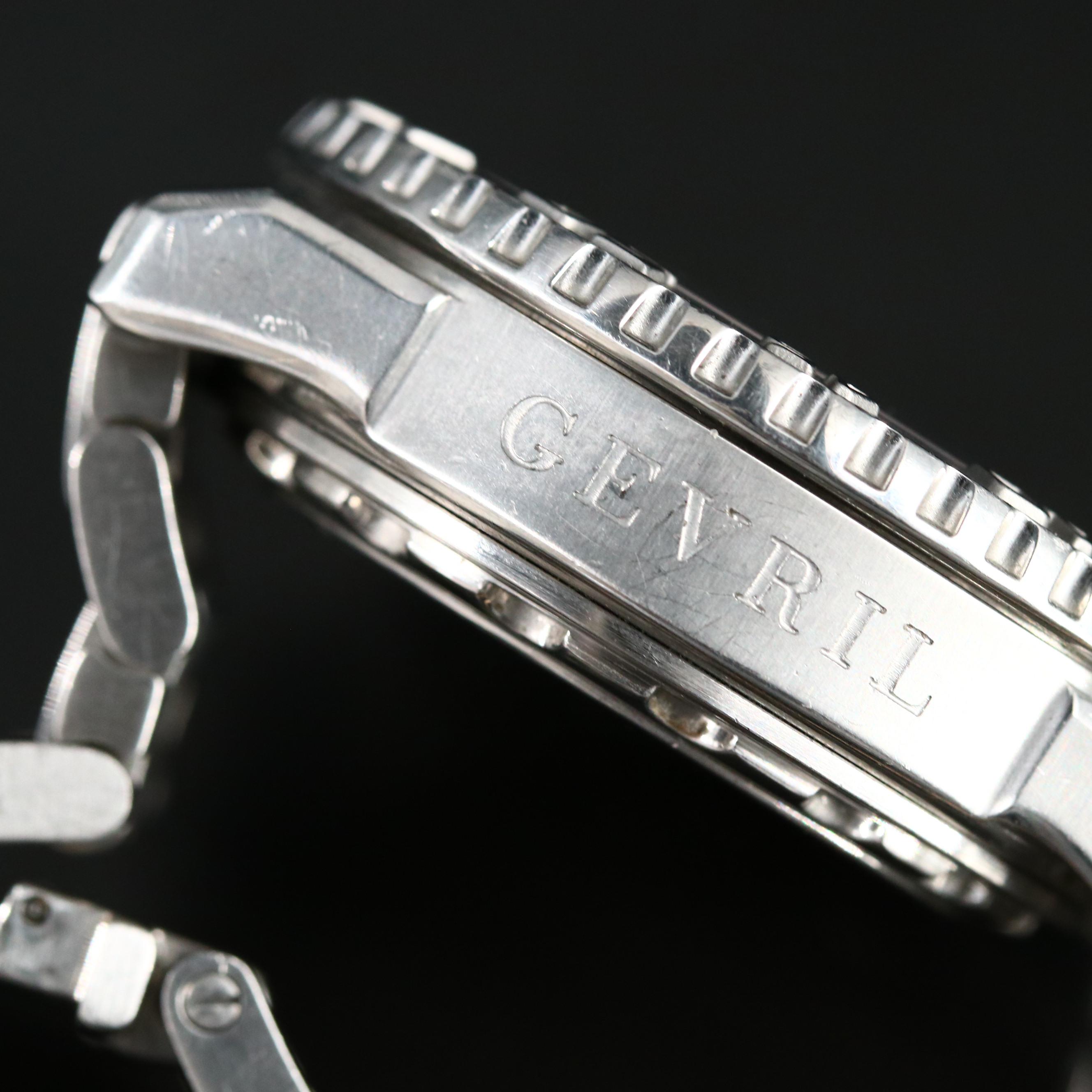 Gevril Sea Cloud Chronograph Stainless Steel Automatic Watch