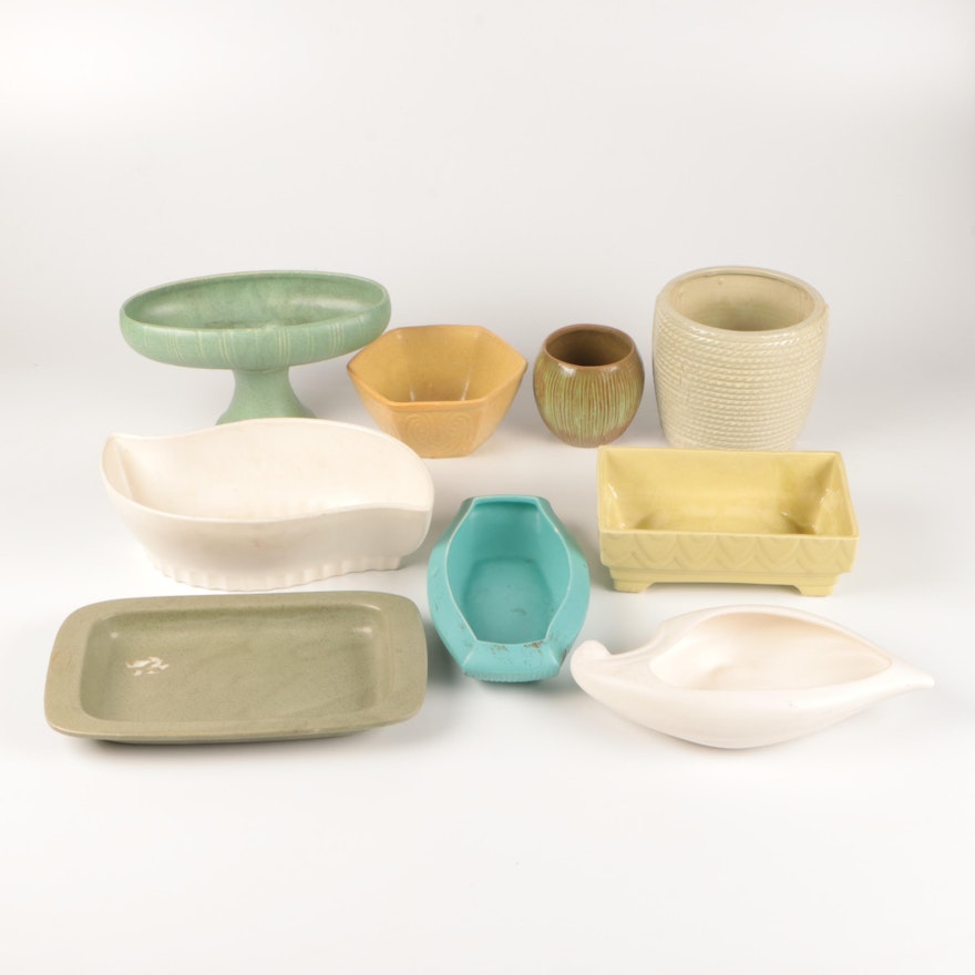 McCoy, Haeger, and Others Ceramic Planters