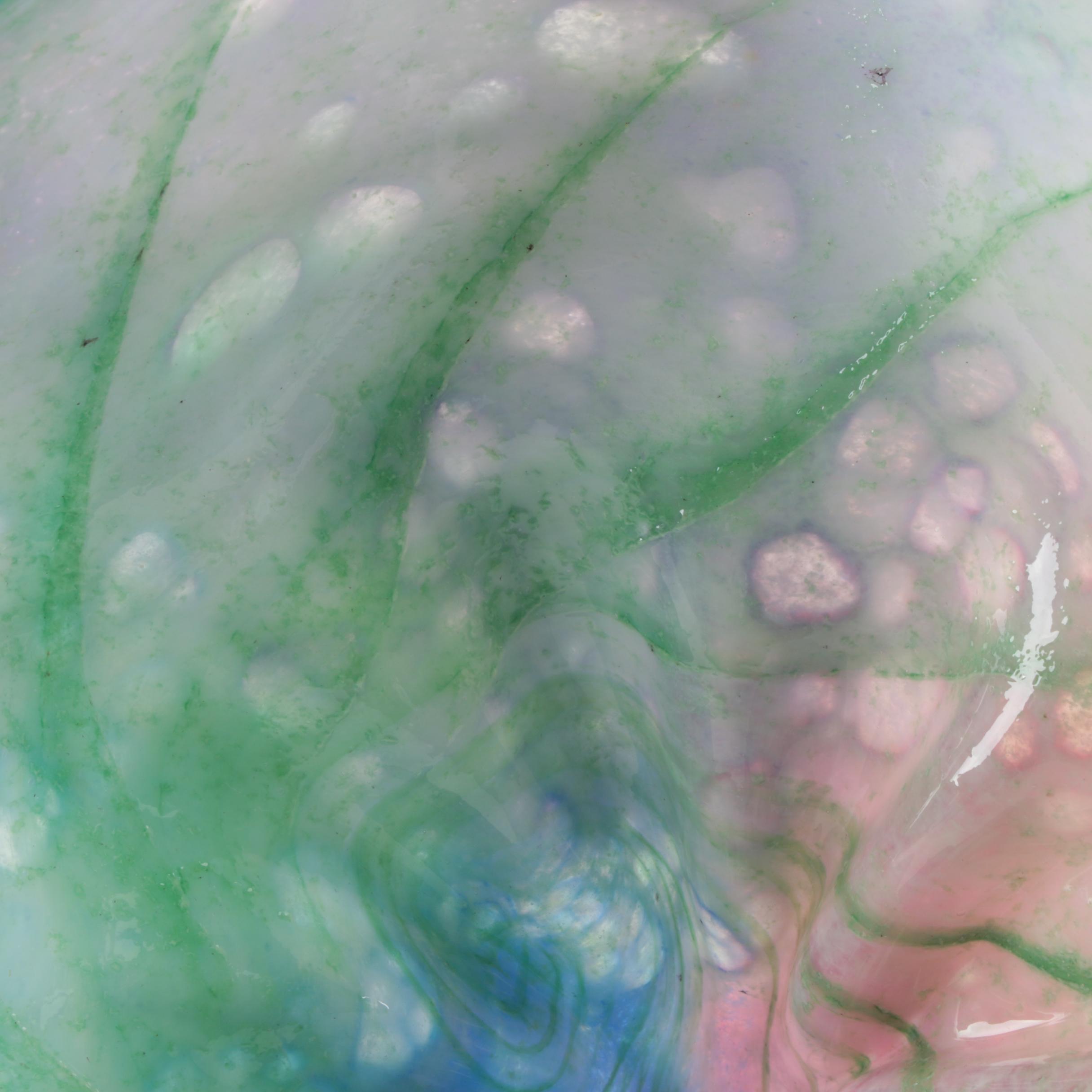 Chihuly Style Art Glass Flower Sculpture