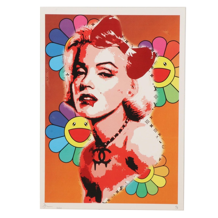 Death NYC Marilyn Monroe Pop Art Graphic Print, 2020