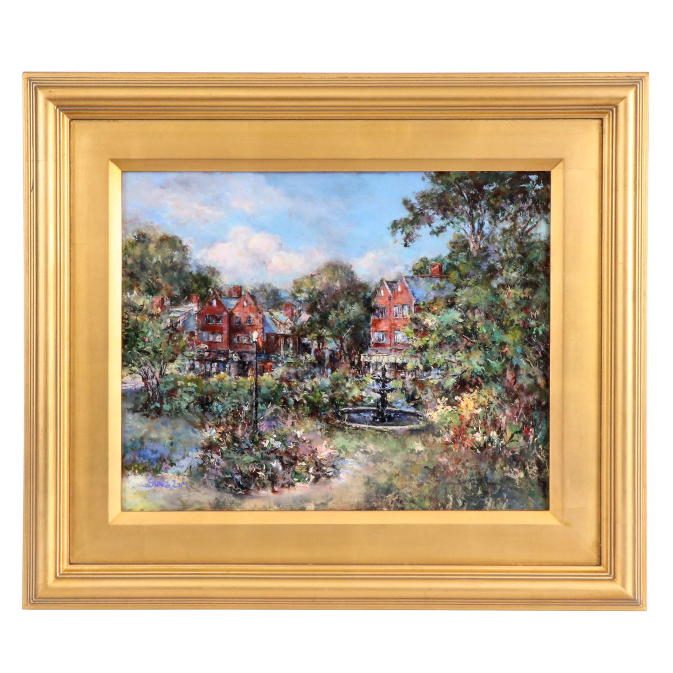 Sung H. Lim Oil Painting "Side by Side Since 1925"