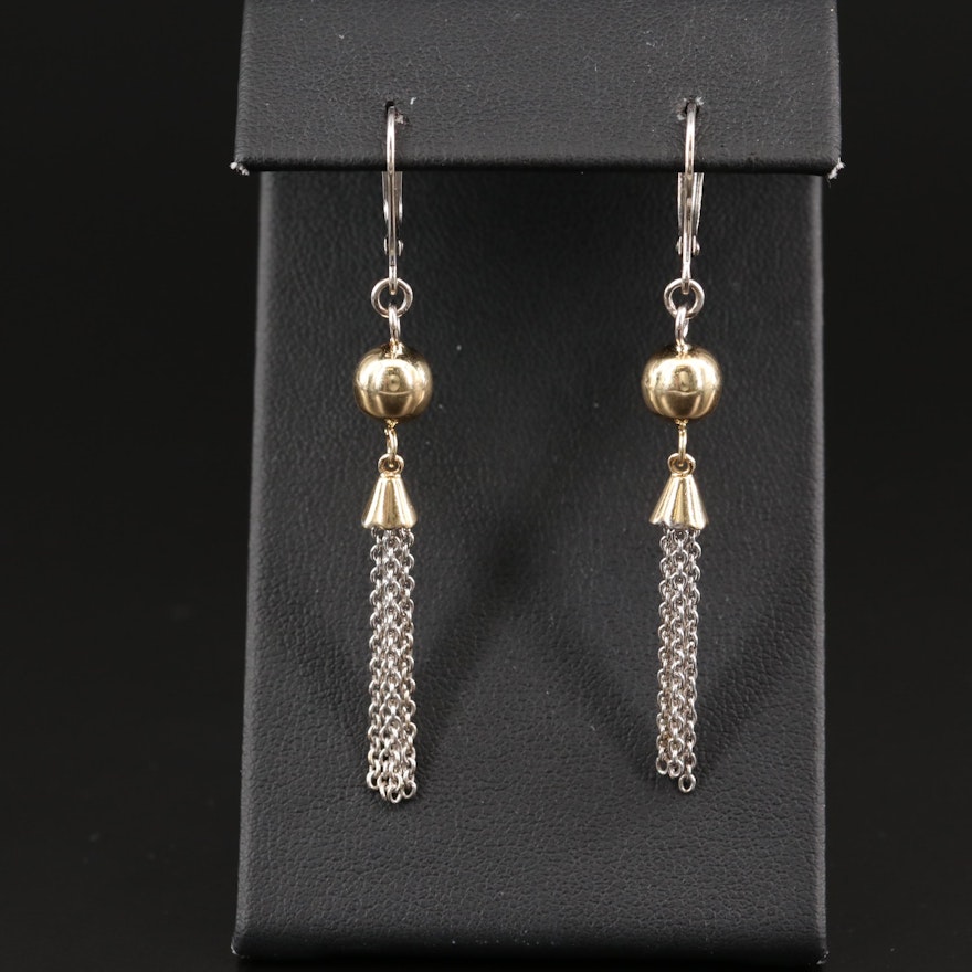 14K Tassel Earrings