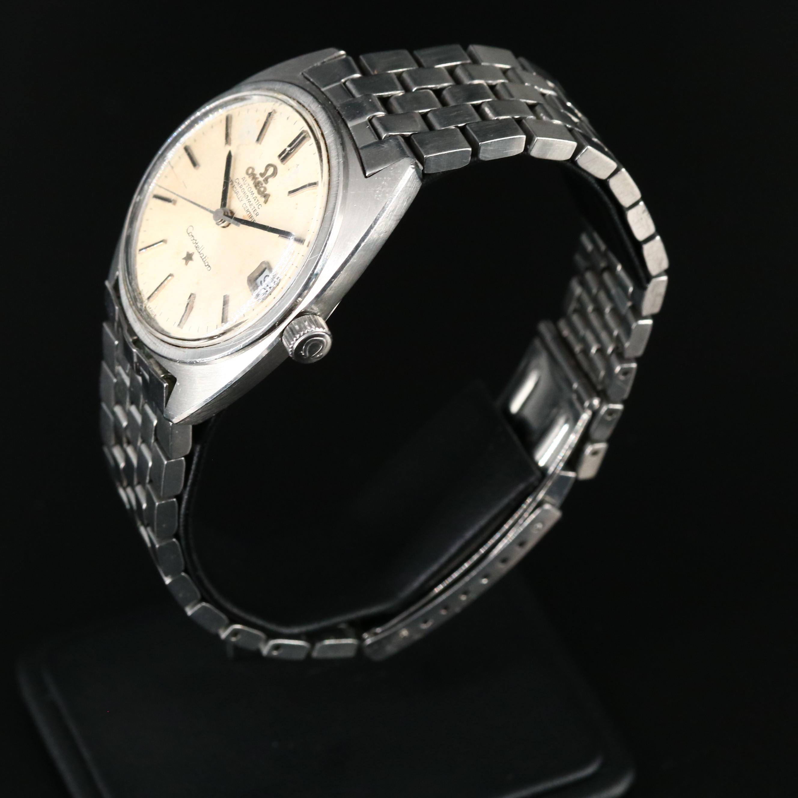 Omega Automatic Constellation Stainless Steel Watch