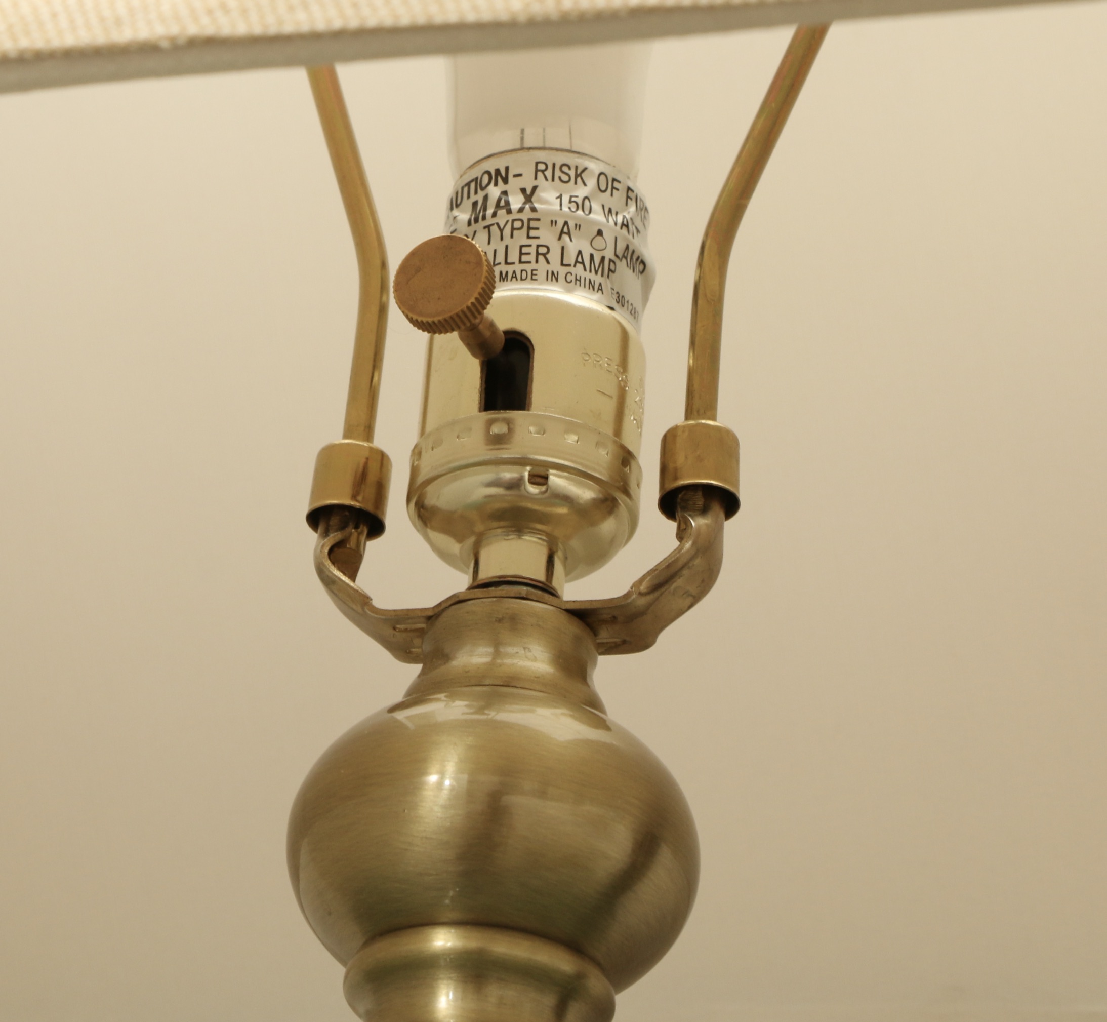 Uttermost "Destin" Disc-Shaped Green Ceramic Table Lamps, Pair