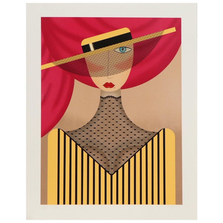 Robin Morris Serigraph "Vicky," Late 20th Century