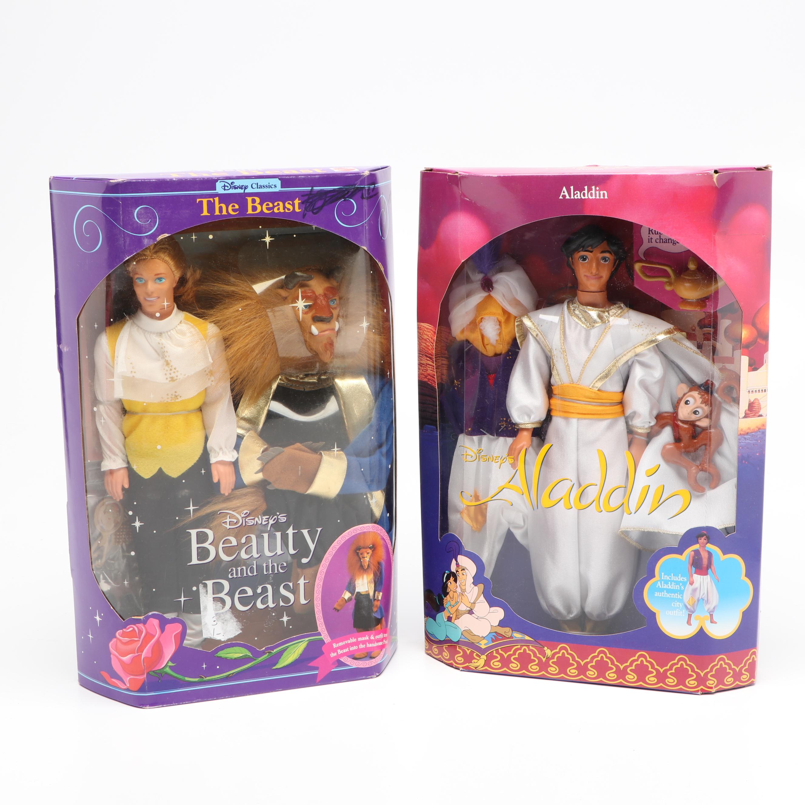 Mattel Barbie Dolls Including Disney Beauty and the Beast, Alladin, and More