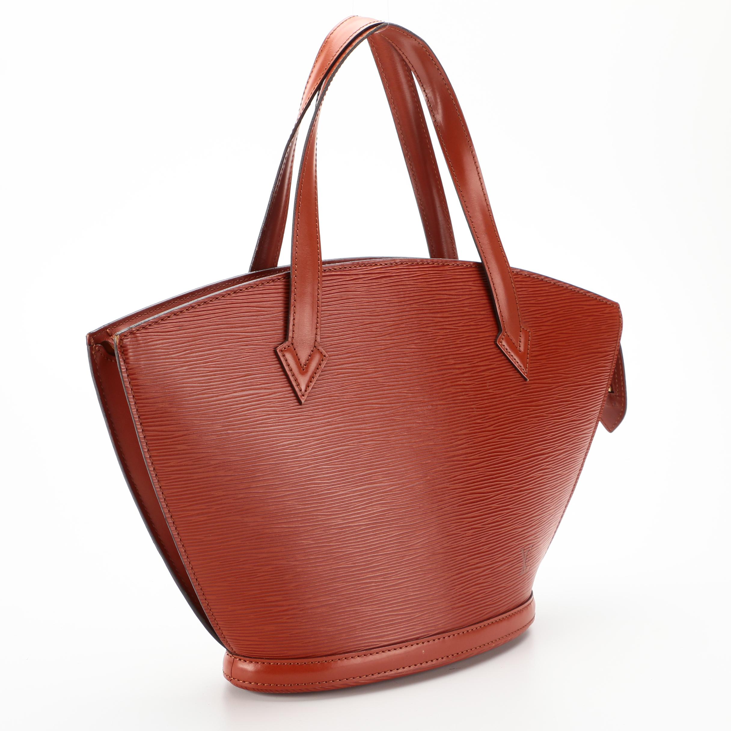 Louis Vuitton Saint Jacques PM Bag in Kenyan Fawn Epi and Smooth Leather