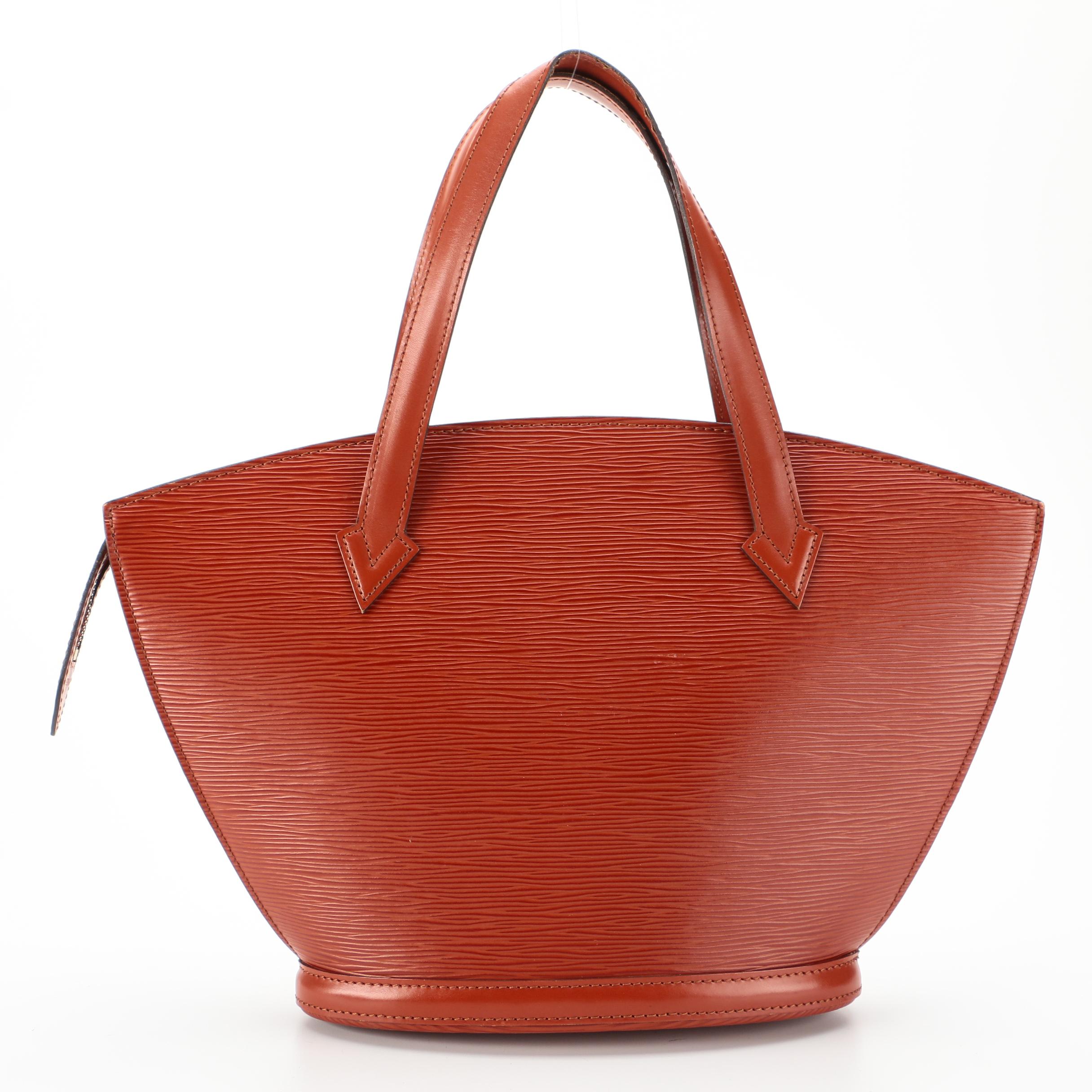 Louis Vuitton Saint Jacques PM Bag in Kenyan Fawn Epi and Smooth Leather