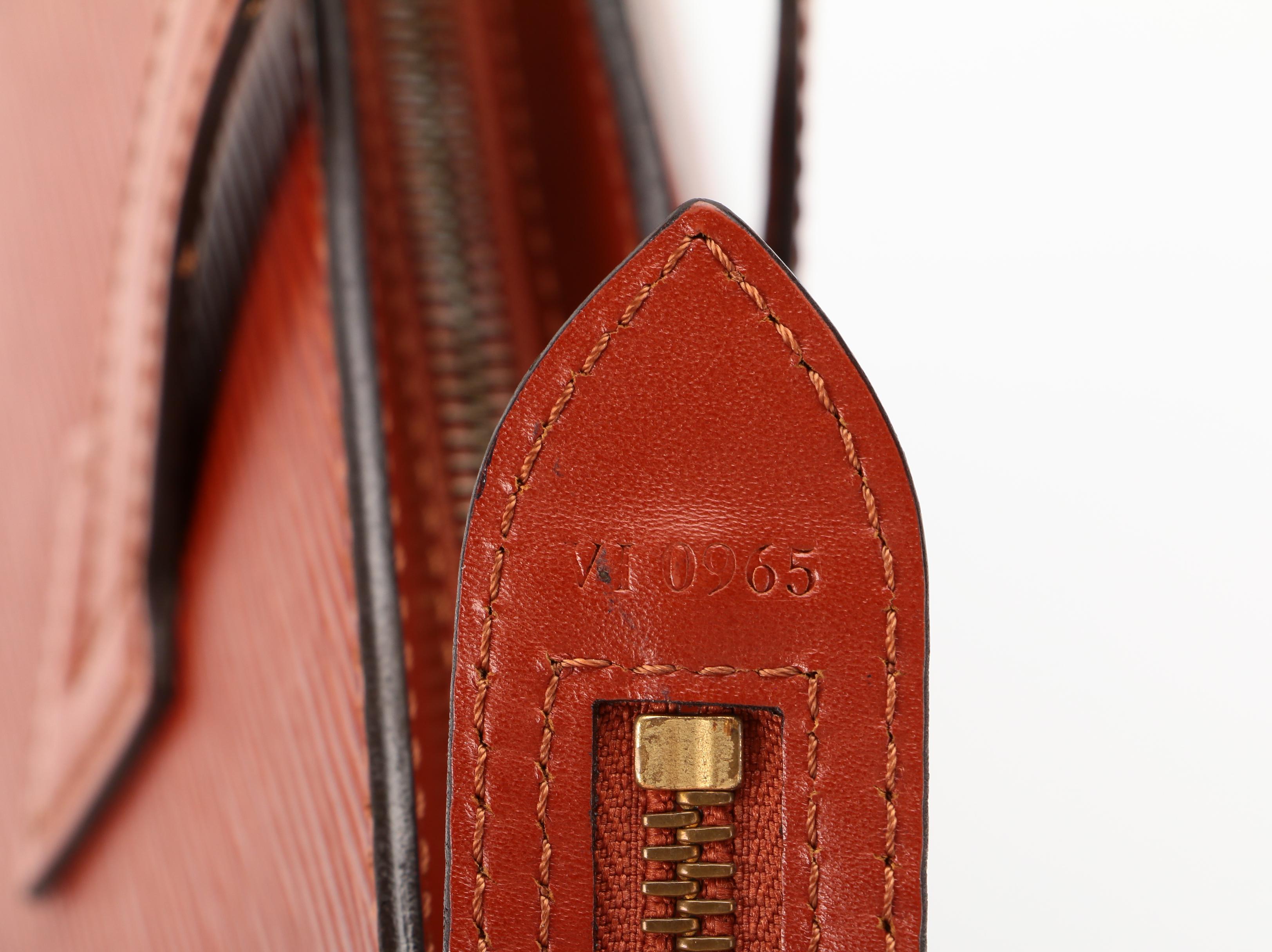 Louis Vuitton Saint Jacques PM Bag in Kenyan Fawn Epi and Smooth Leather