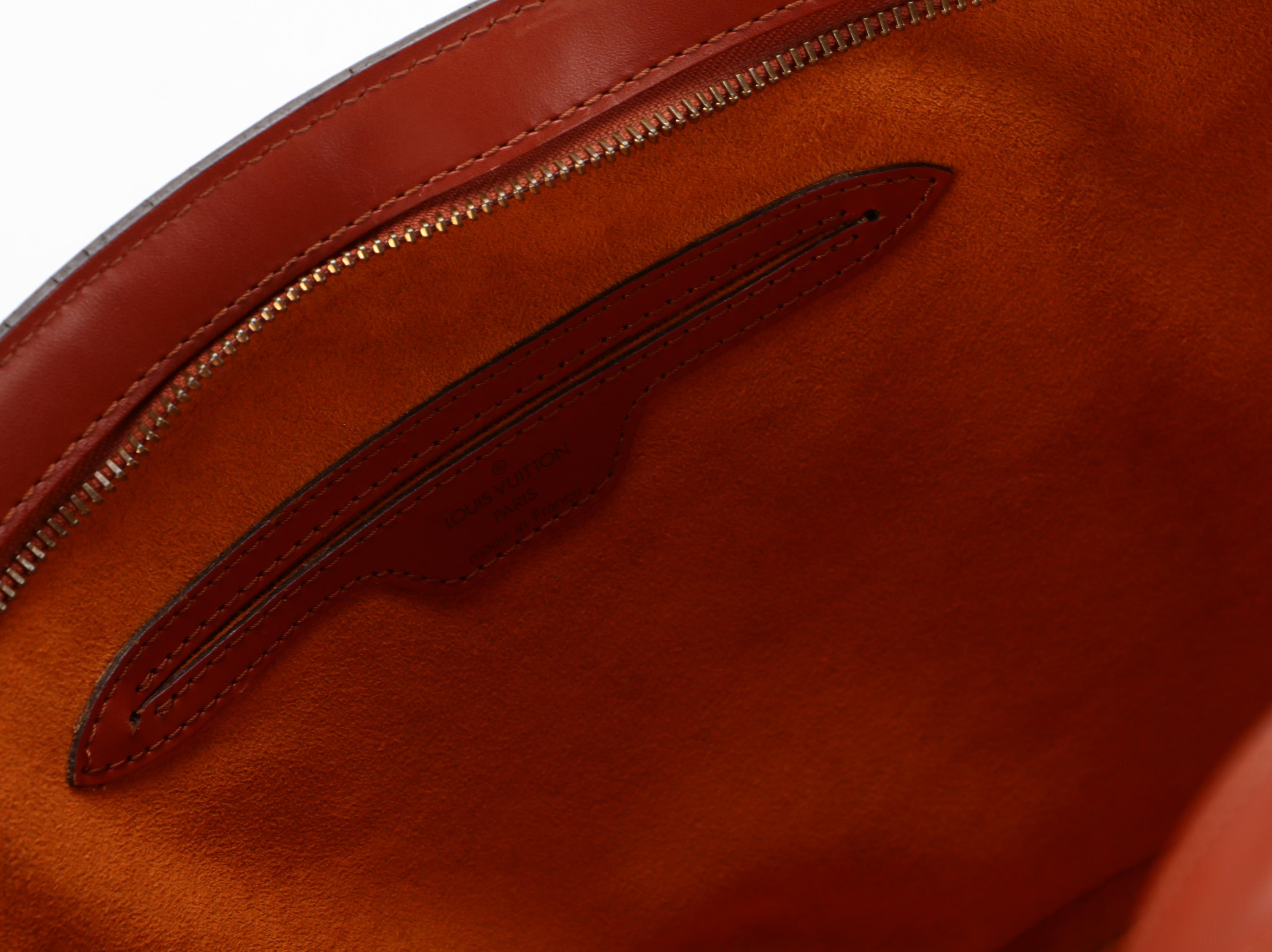 Louis Vuitton Saint Jacques PM Bag in Kenyan Fawn Epi and Smooth Leather