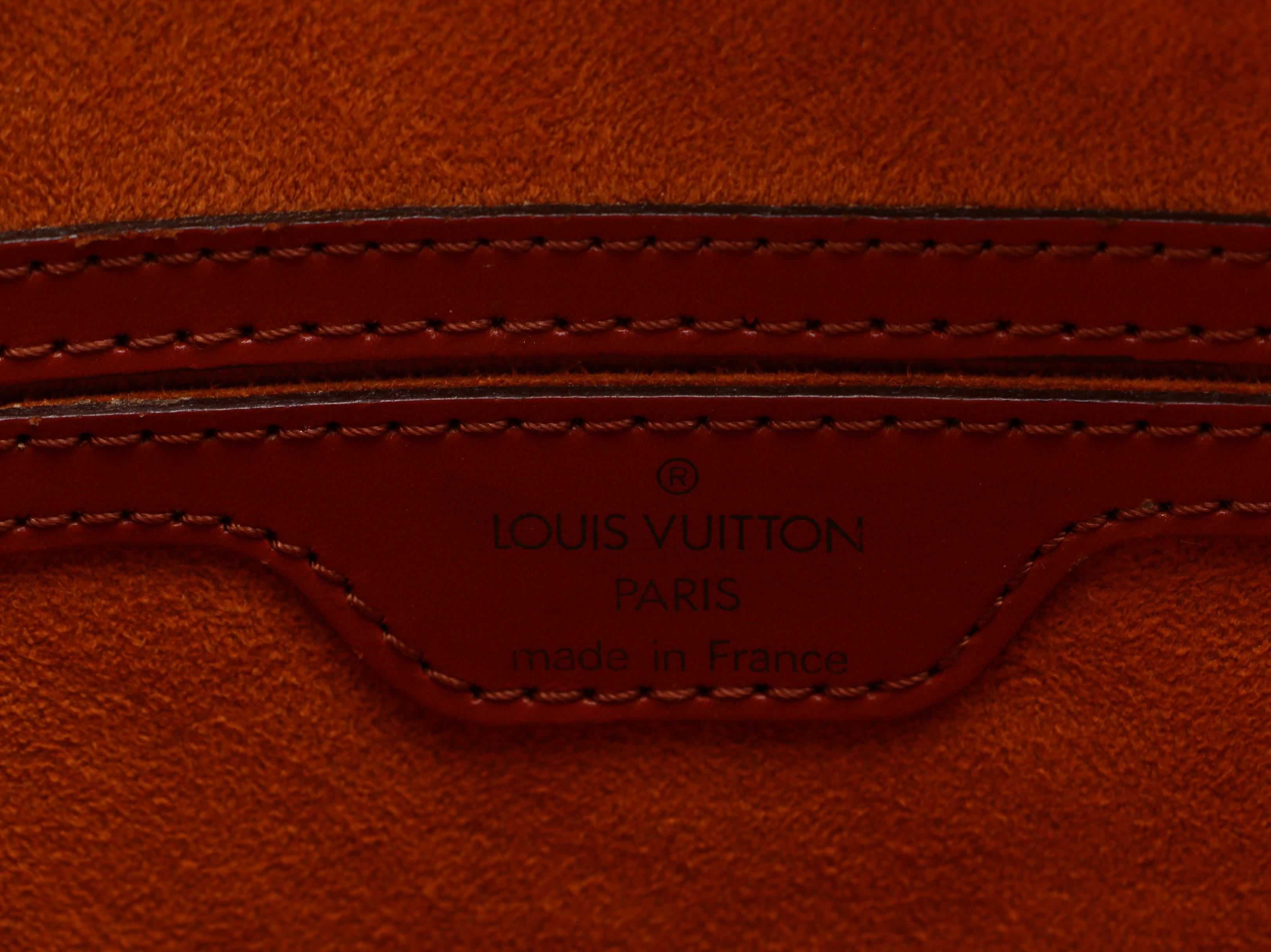 Louis Vuitton Saint Jacques PM Bag in Kenyan Fawn Epi and Smooth Leather