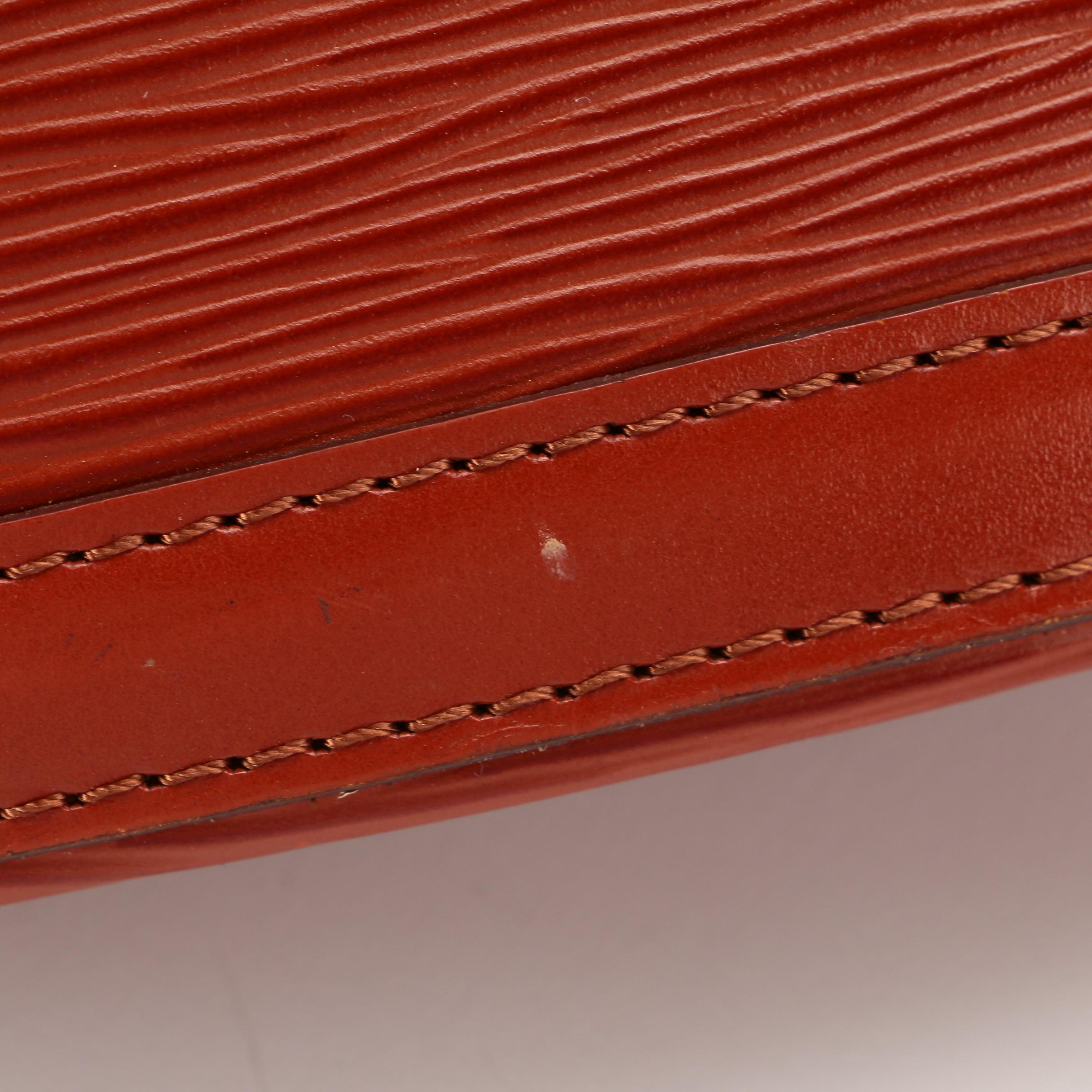 Louis Vuitton Saint Jacques PM Bag in Kenyan Fawn Epi and Smooth Leather