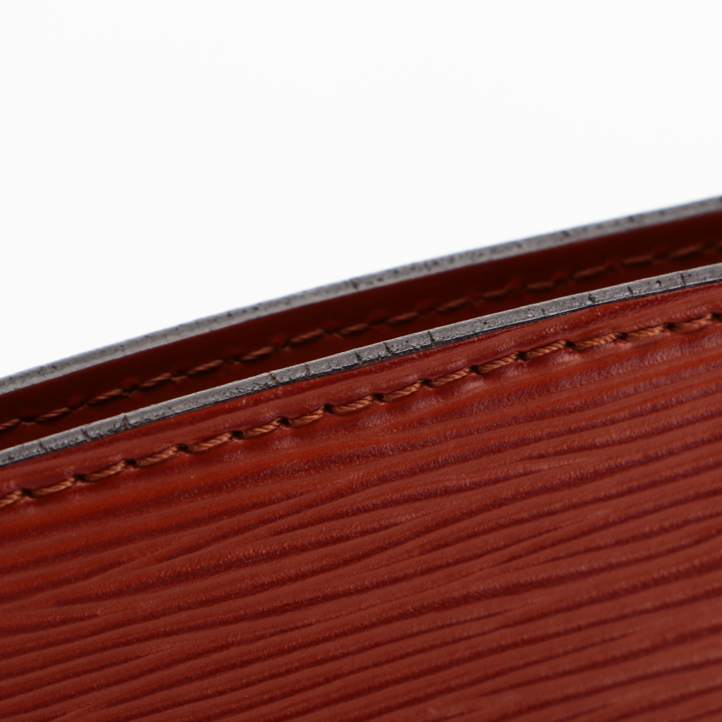 Louis Vuitton Saint Jacques PM Bag in Kenyan Fawn Epi and Smooth Leather