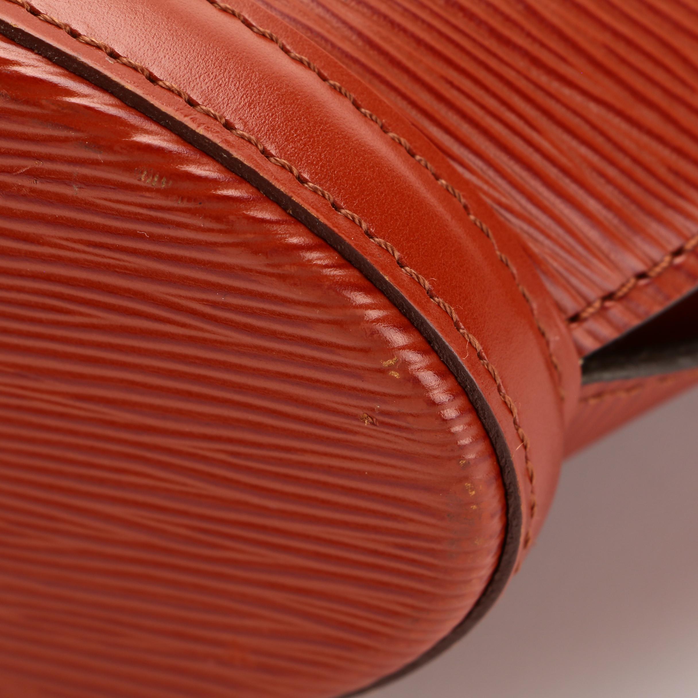 Louis Vuitton Saint Jacques PM Bag in Kenyan Fawn Epi and Smooth Leather