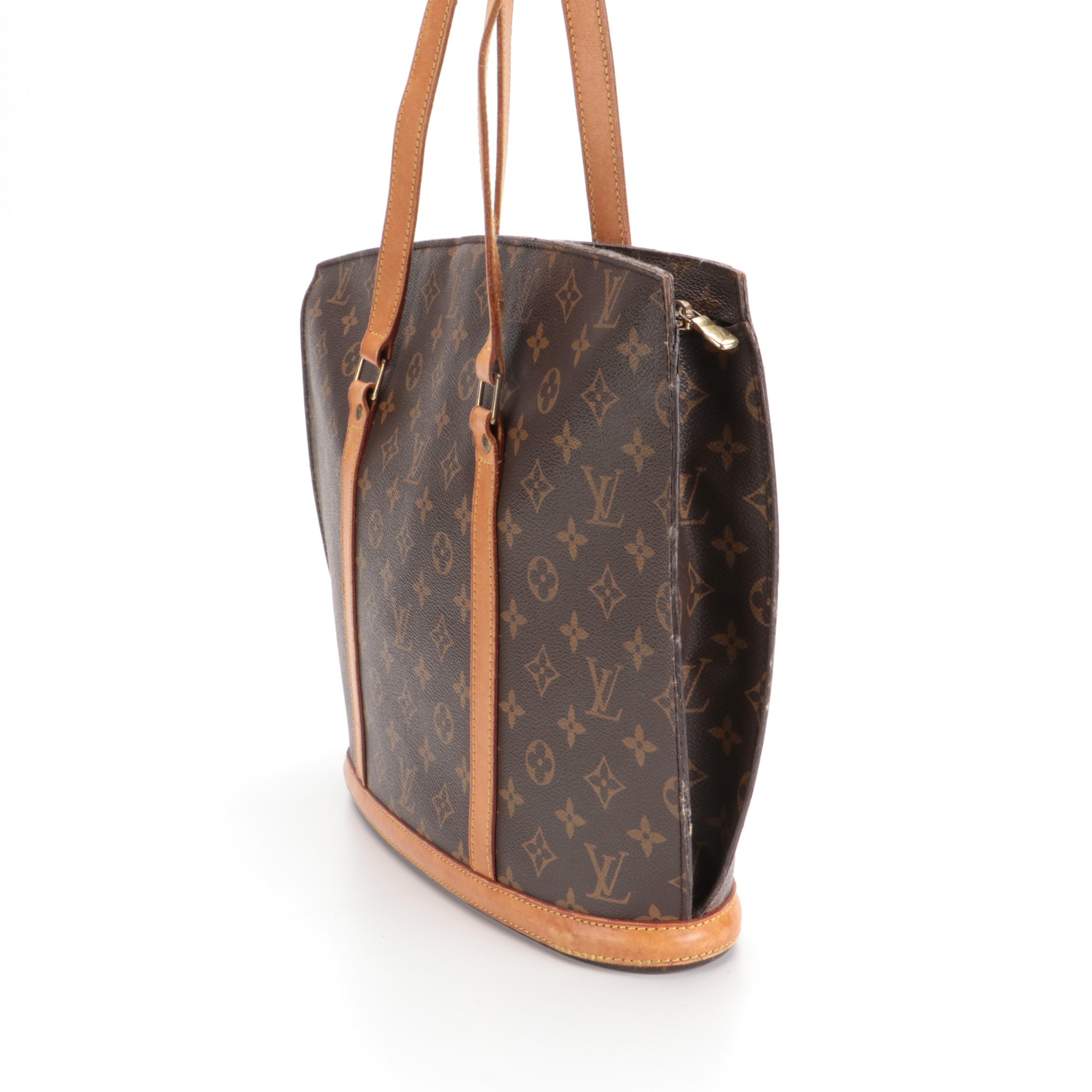 Louis Vuitton Babylone Tote in Monogram Canvas and Vachetta Leather