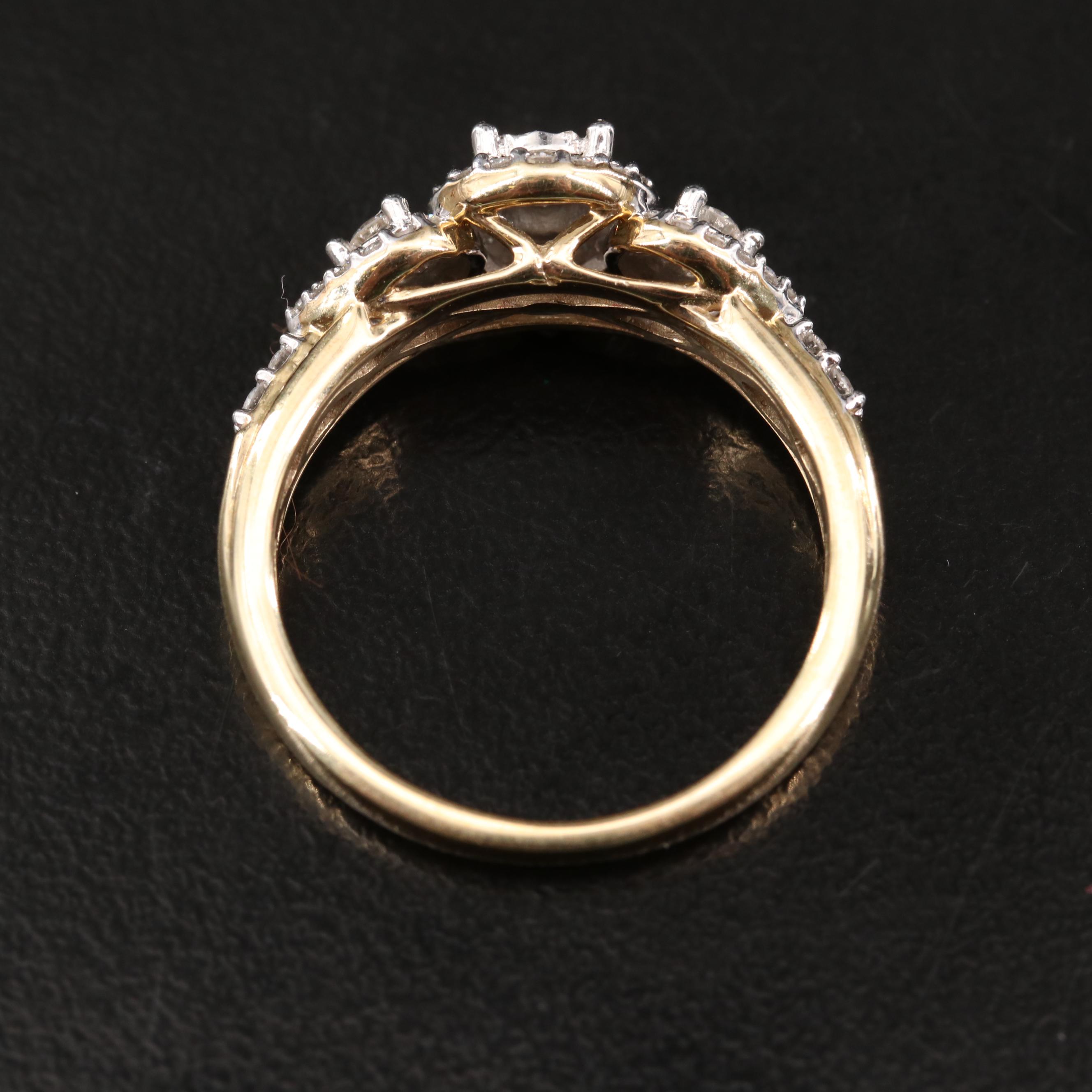 10K Diamond Ring
