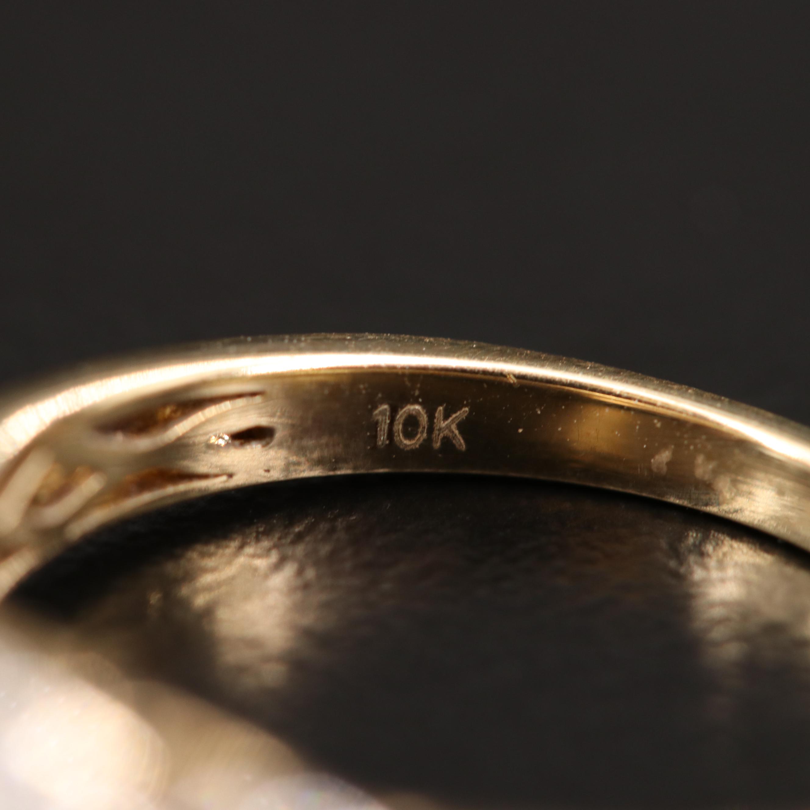 10K Diamond Ring