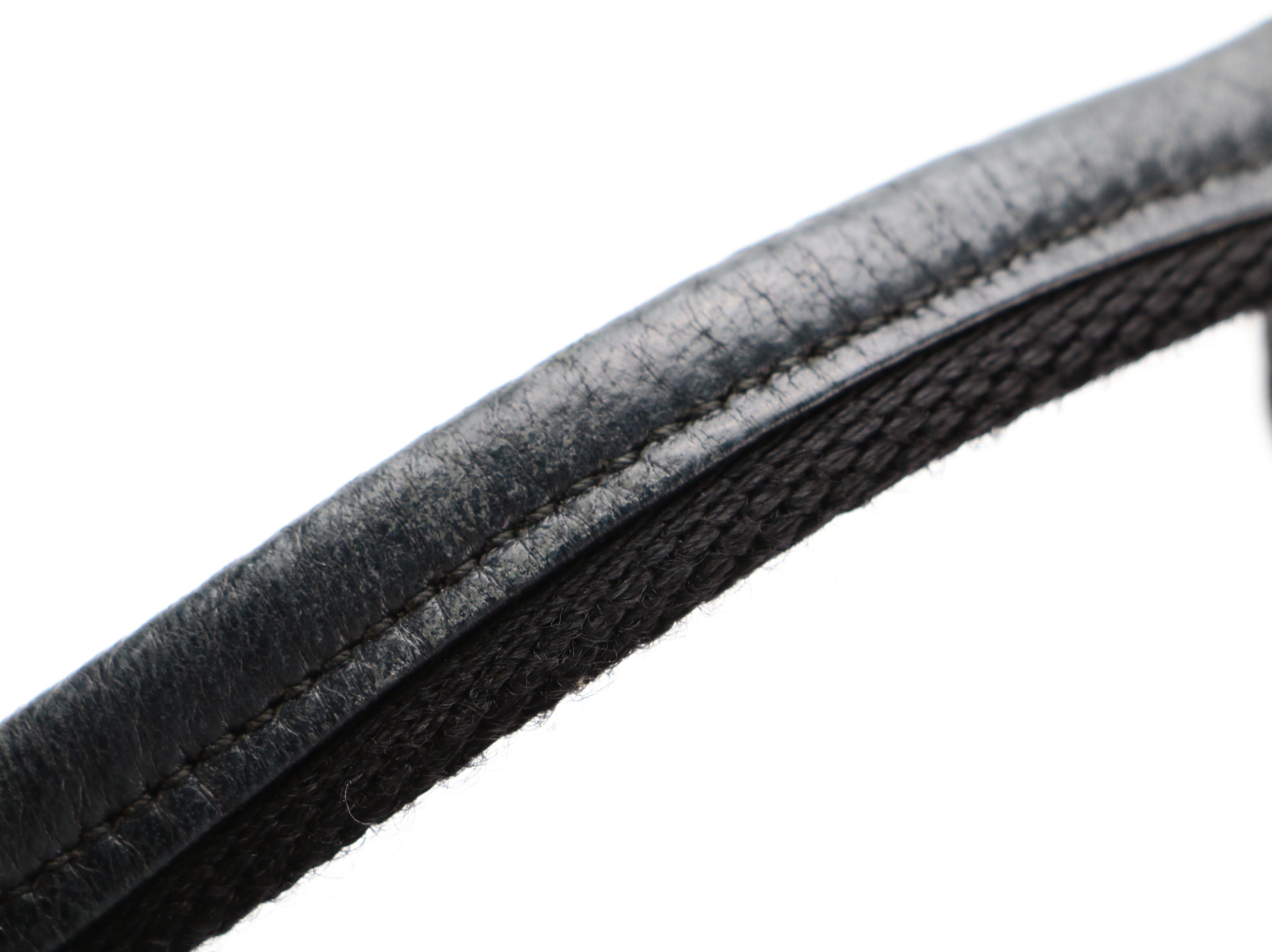 Prada Top Handle Bag in Black Tessuto Nylon with Leather Trim Handles