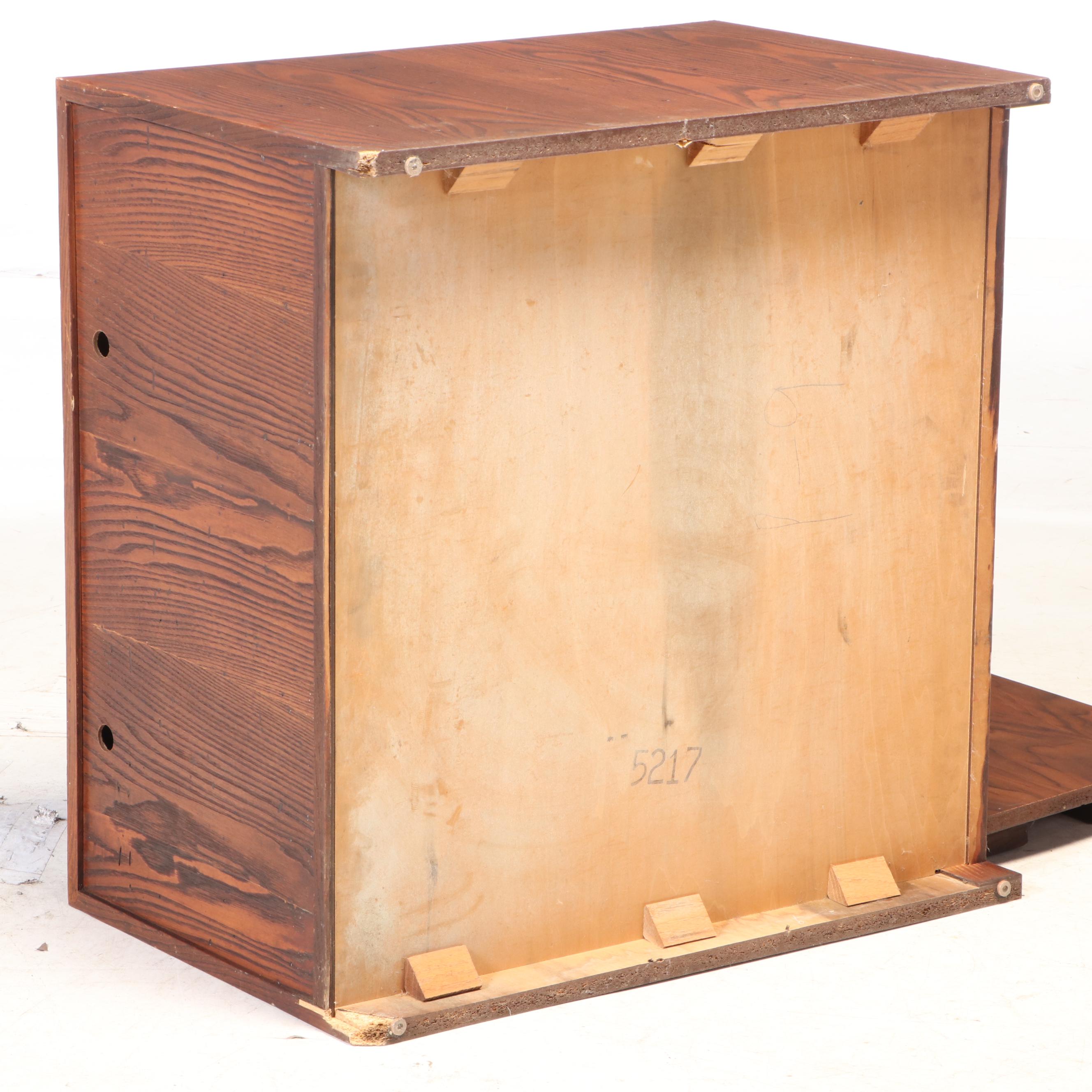 Dillingham Mid Century Modern Chestnut Side Cabinet