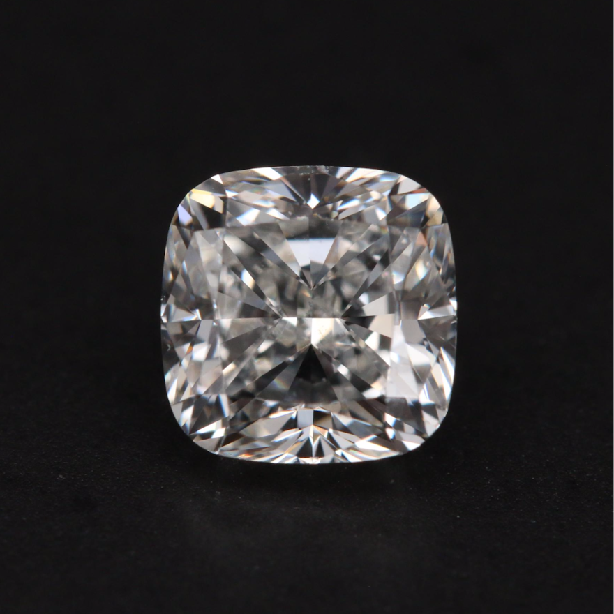 Loose 0.90 CT Cushion Modified Brilliant Diamond with GIA Dossier