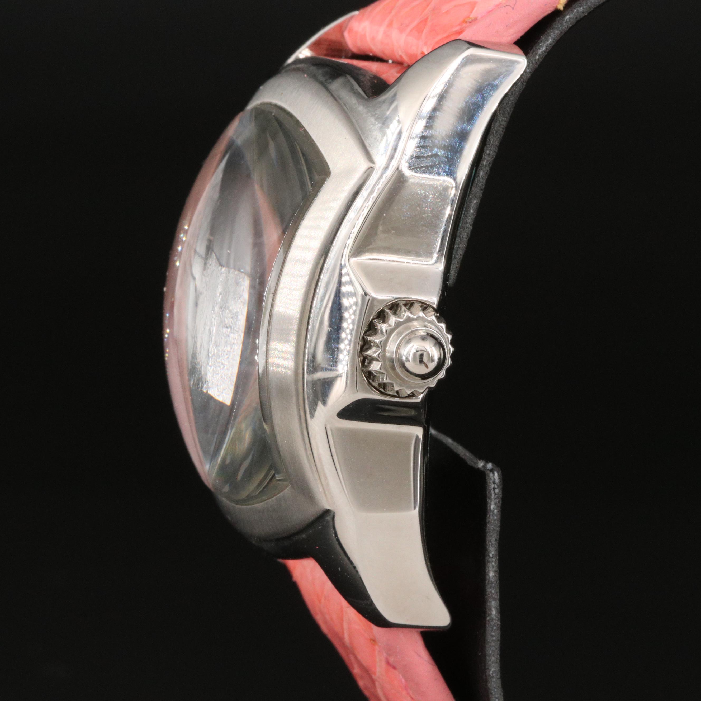 Invicta Lupah Pink Mother of Pearl Dial Stainless Steel Watch