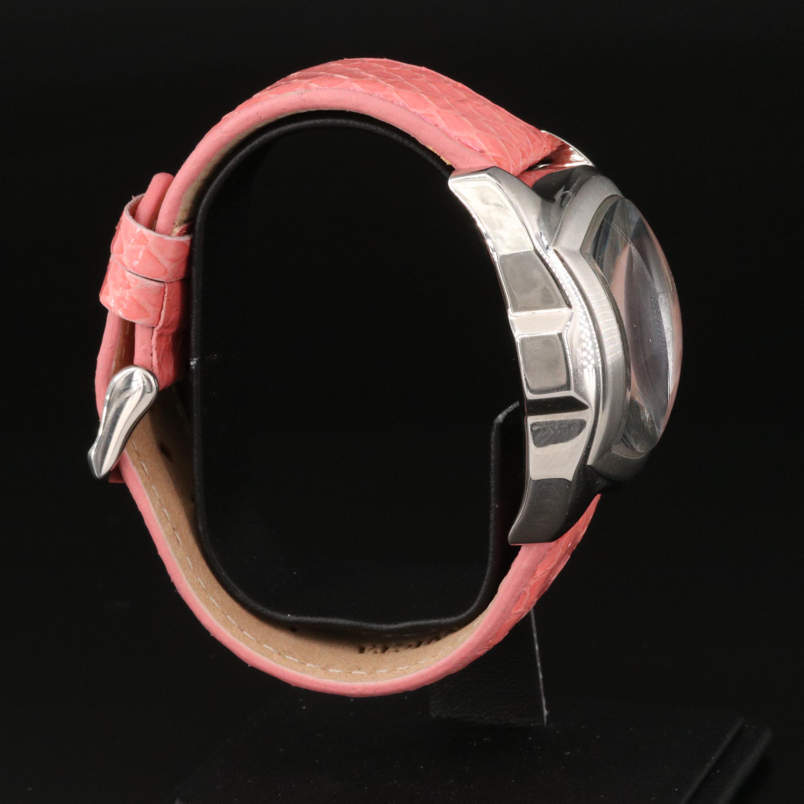 Invicta Lupah Pink Mother of Pearl Dial Stainless Steel Watch