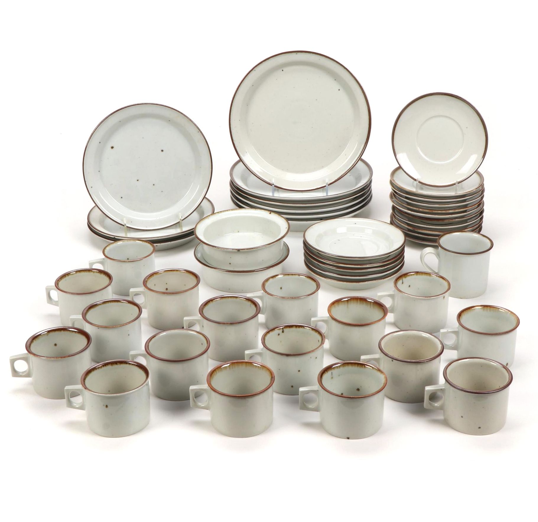 Niels Refsgaard for Dansk "Brown Mist" Dinnerware, 1972–2002