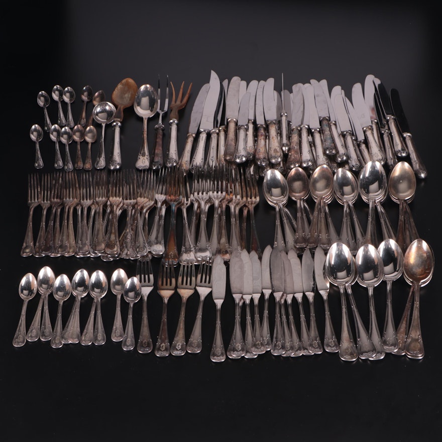 Fracalanza Brazilian Silplate Flatware Set with Serving Utensils