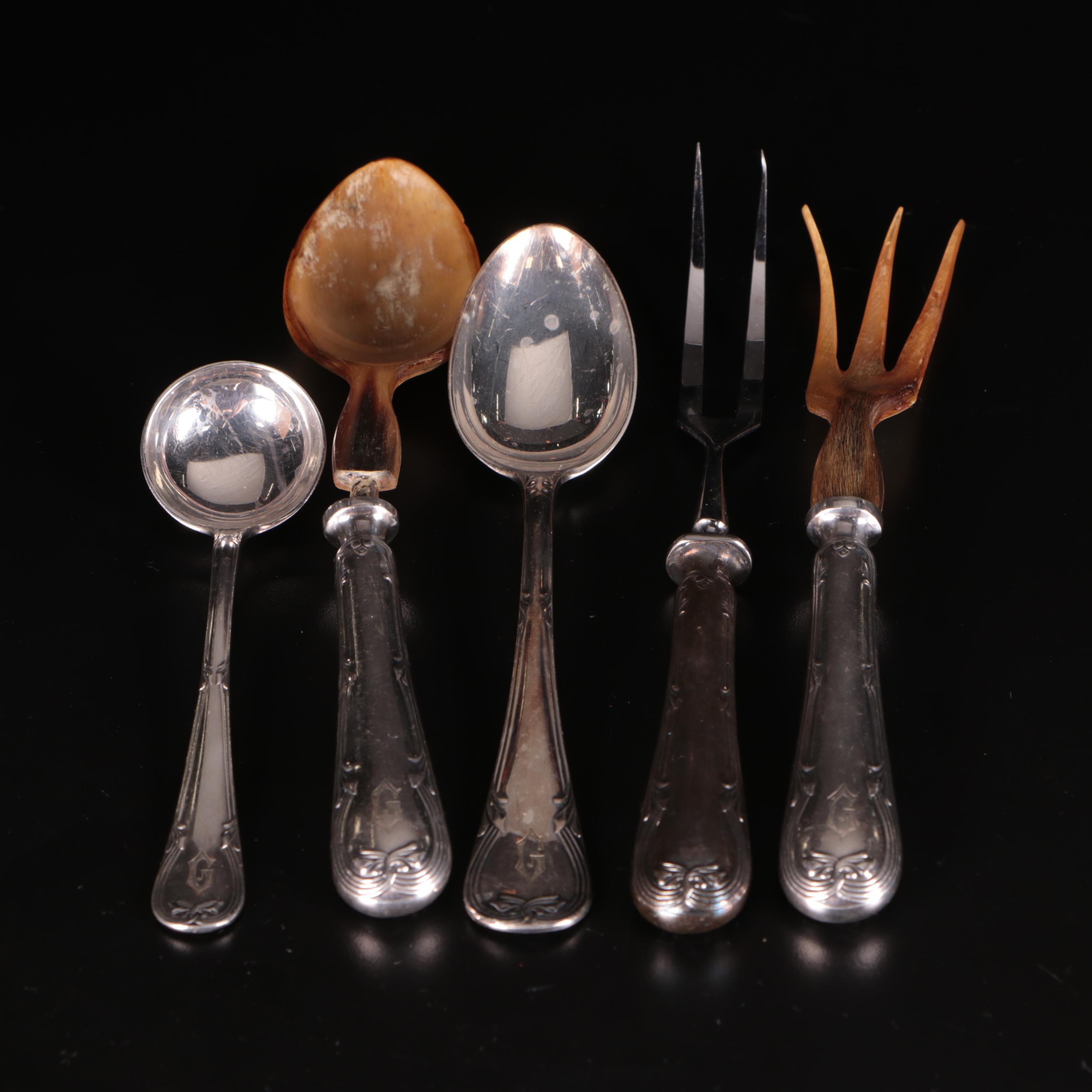 Fracalanza Brazilian Silplate Flatware Set with Serving Utensils