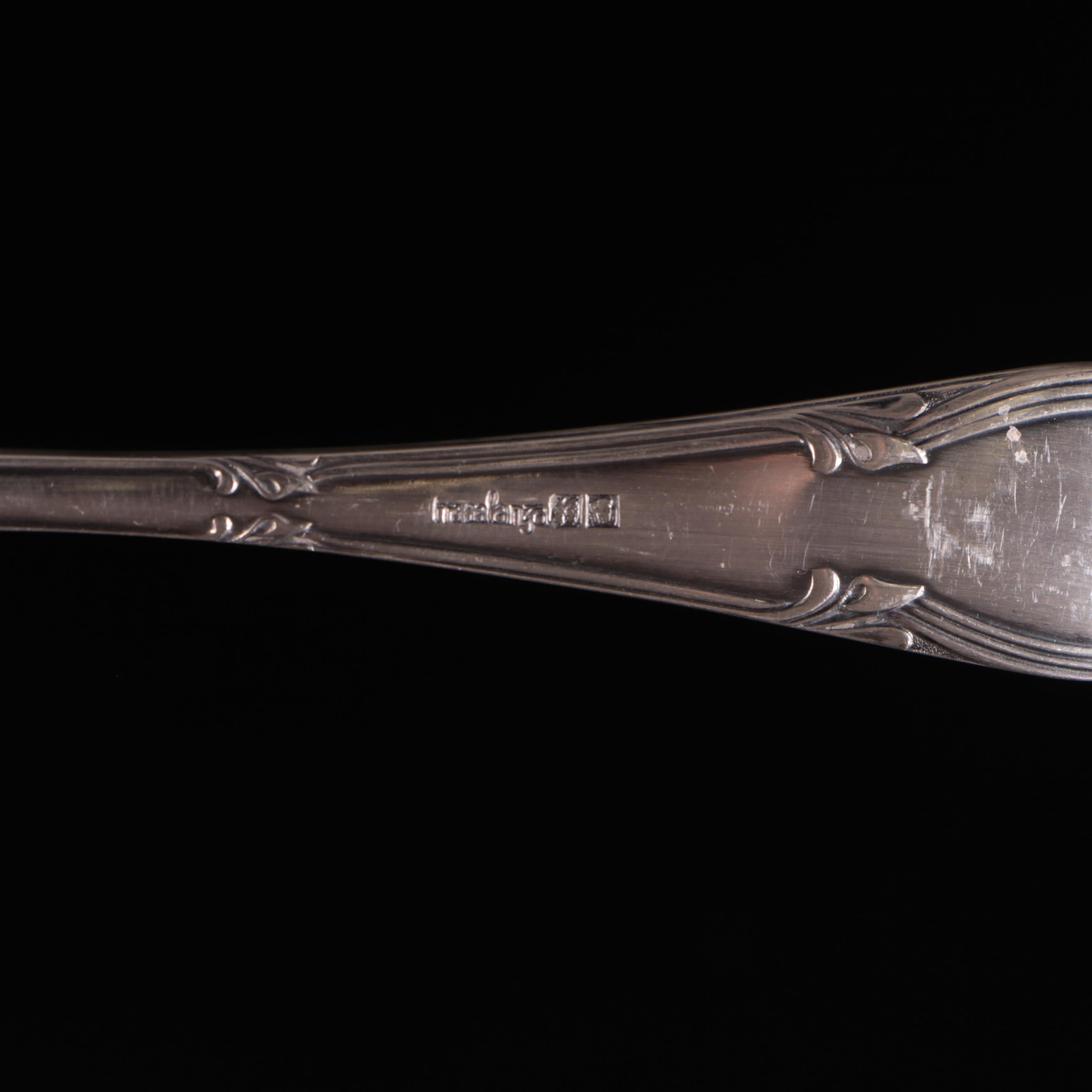 Fracalanza Brazilian Silplate Flatware Set with Serving Utensils