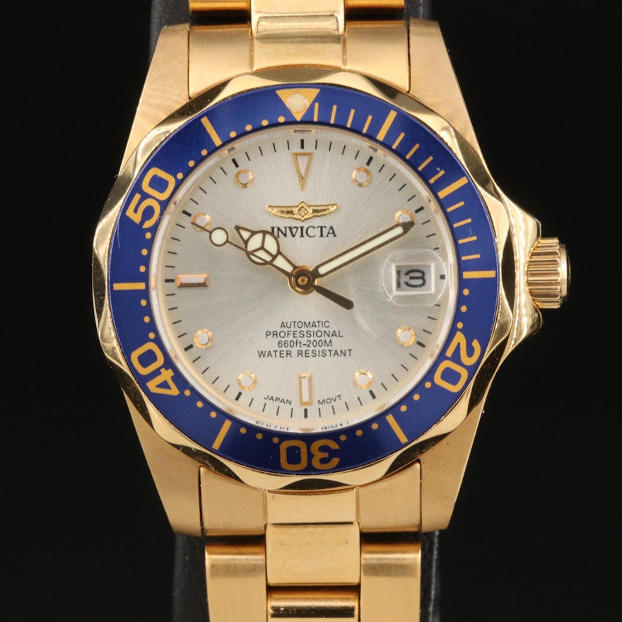 Invicta Pro Diver Stainless Steel Automatic Wristwatch