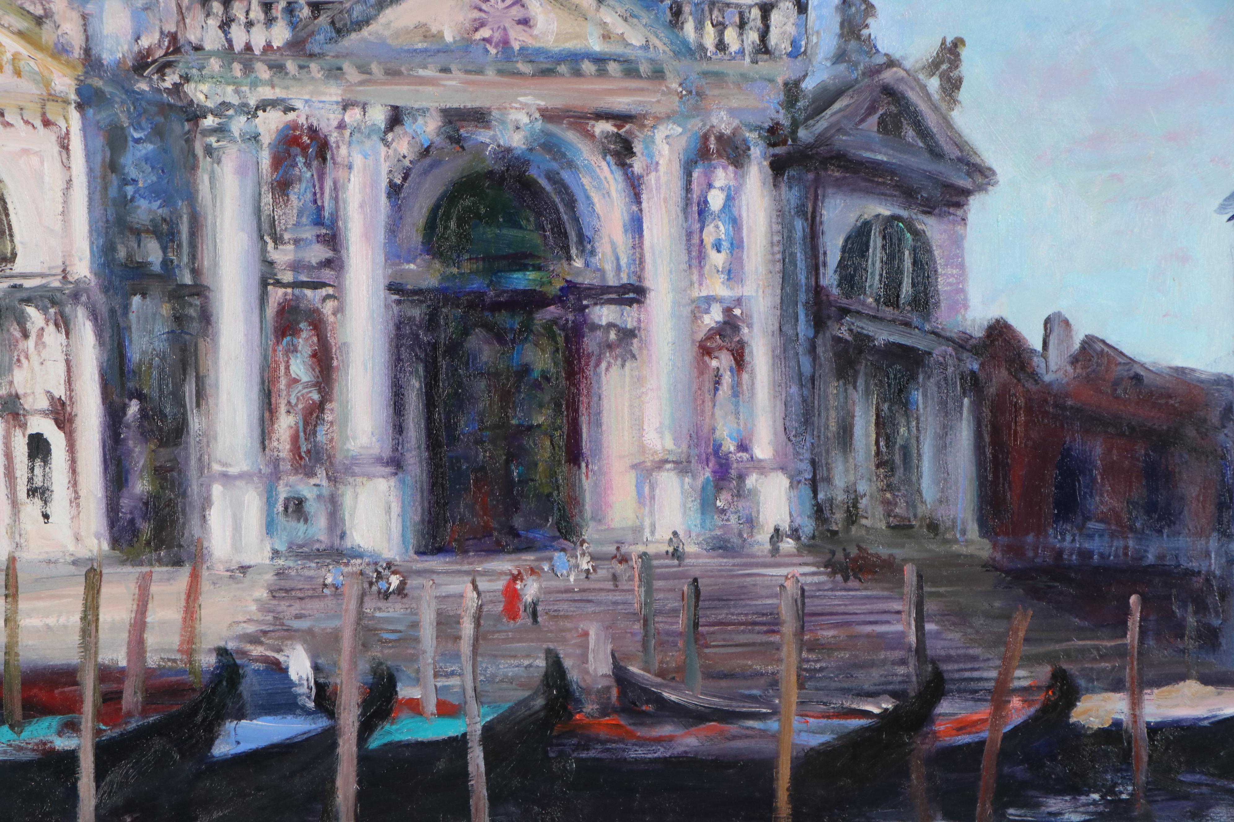 Nino Pippa Oil Painting "Venice - S. M. Della Salute," 2018
