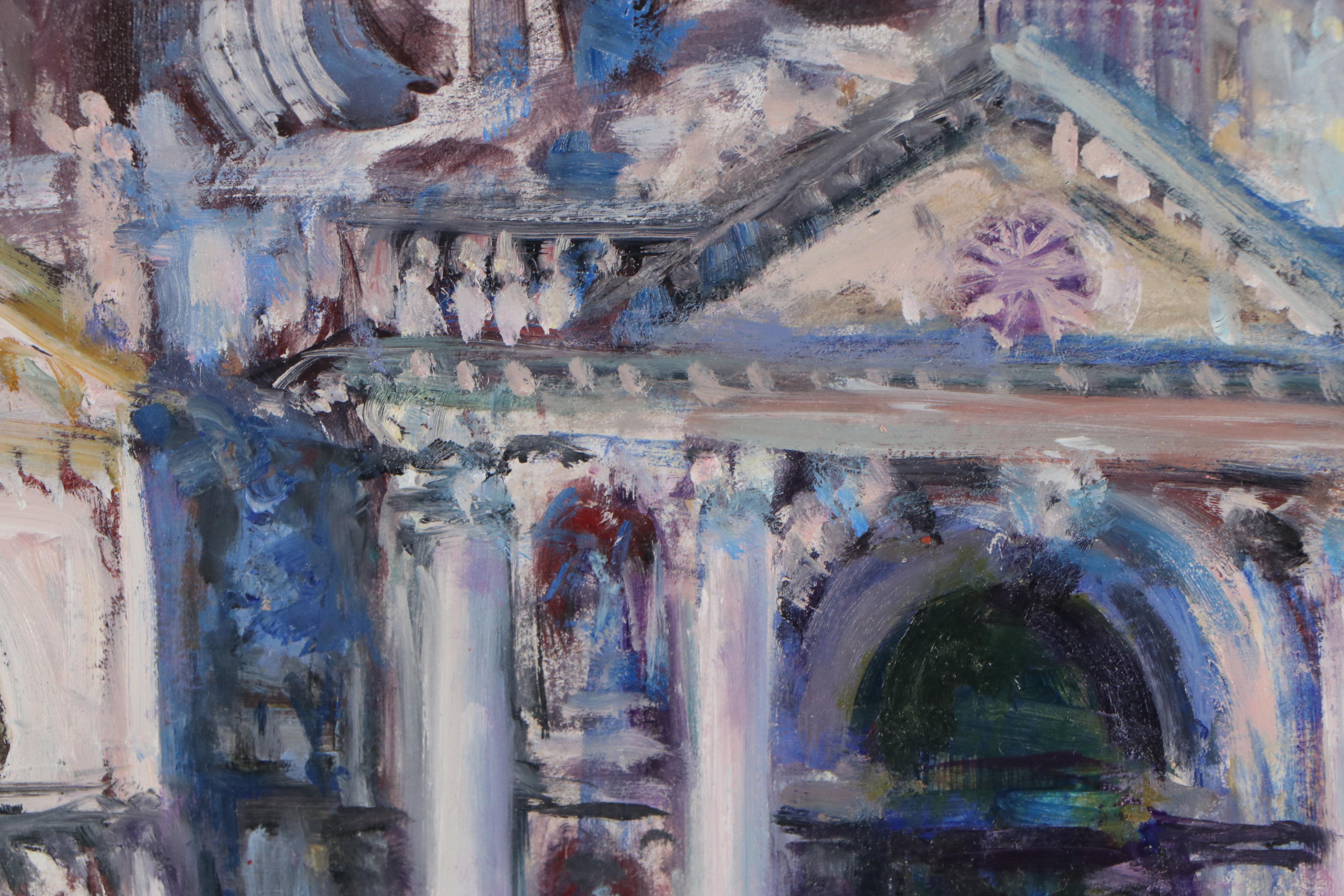 Nino Pippa Oil Painting "Venice - S. M. Della Salute," 2018