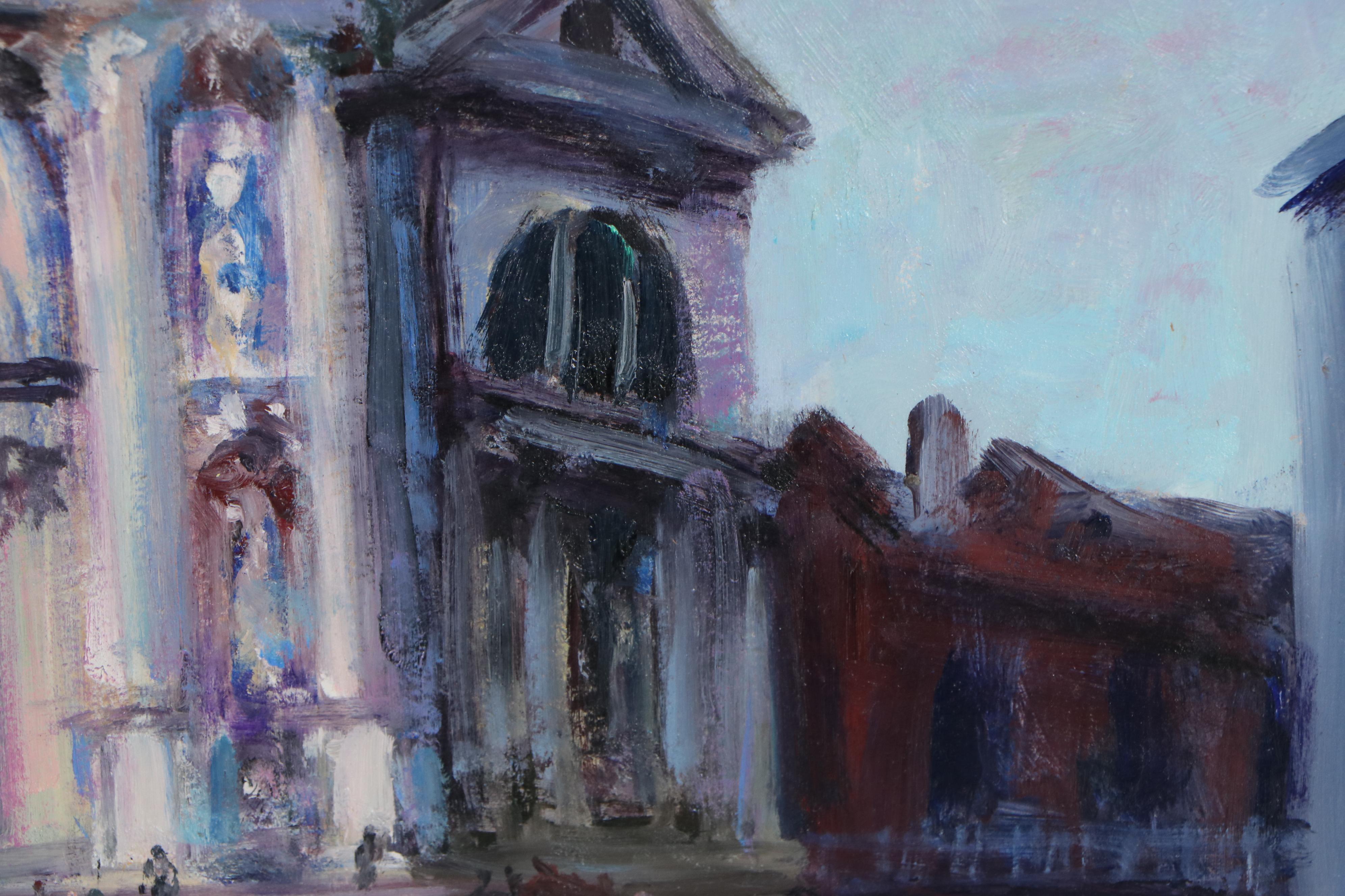 Nino Pippa Oil Painting "Venice - S. M. Della Salute," 2018