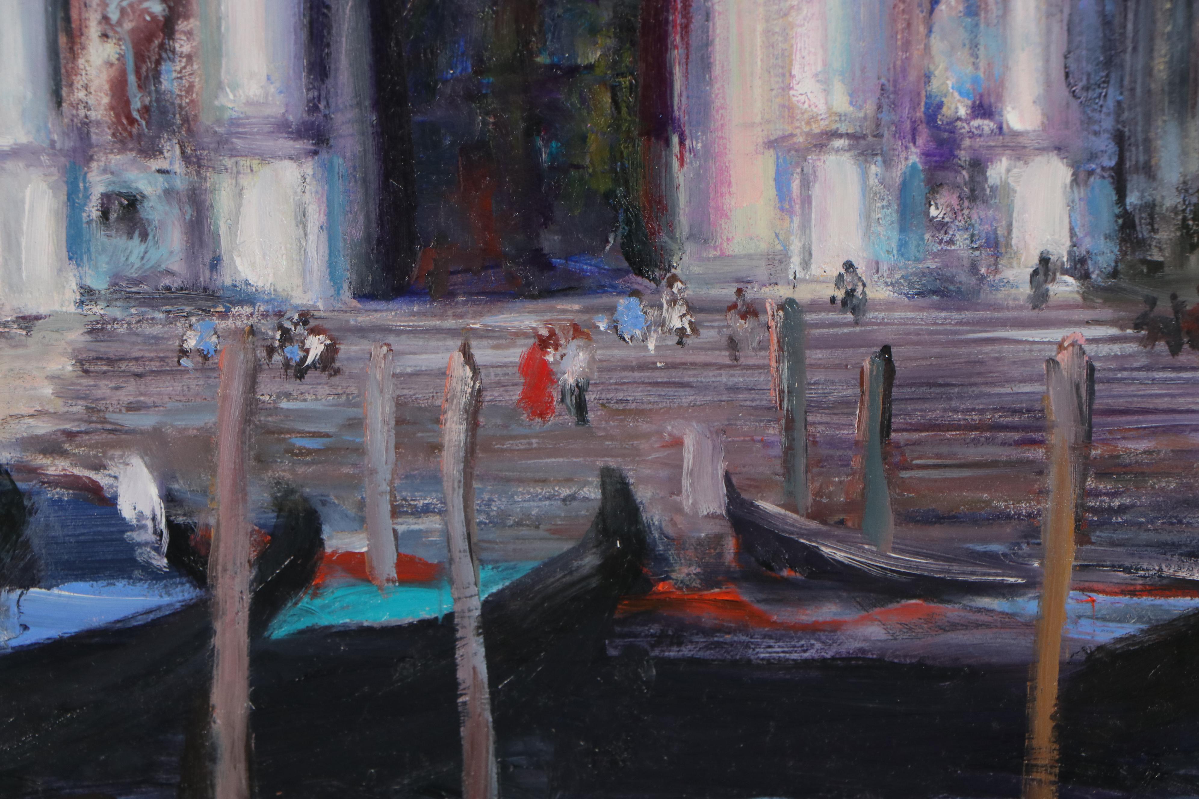 Nino Pippa Oil Painting "Venice - S. M. Della Salute," 2018
