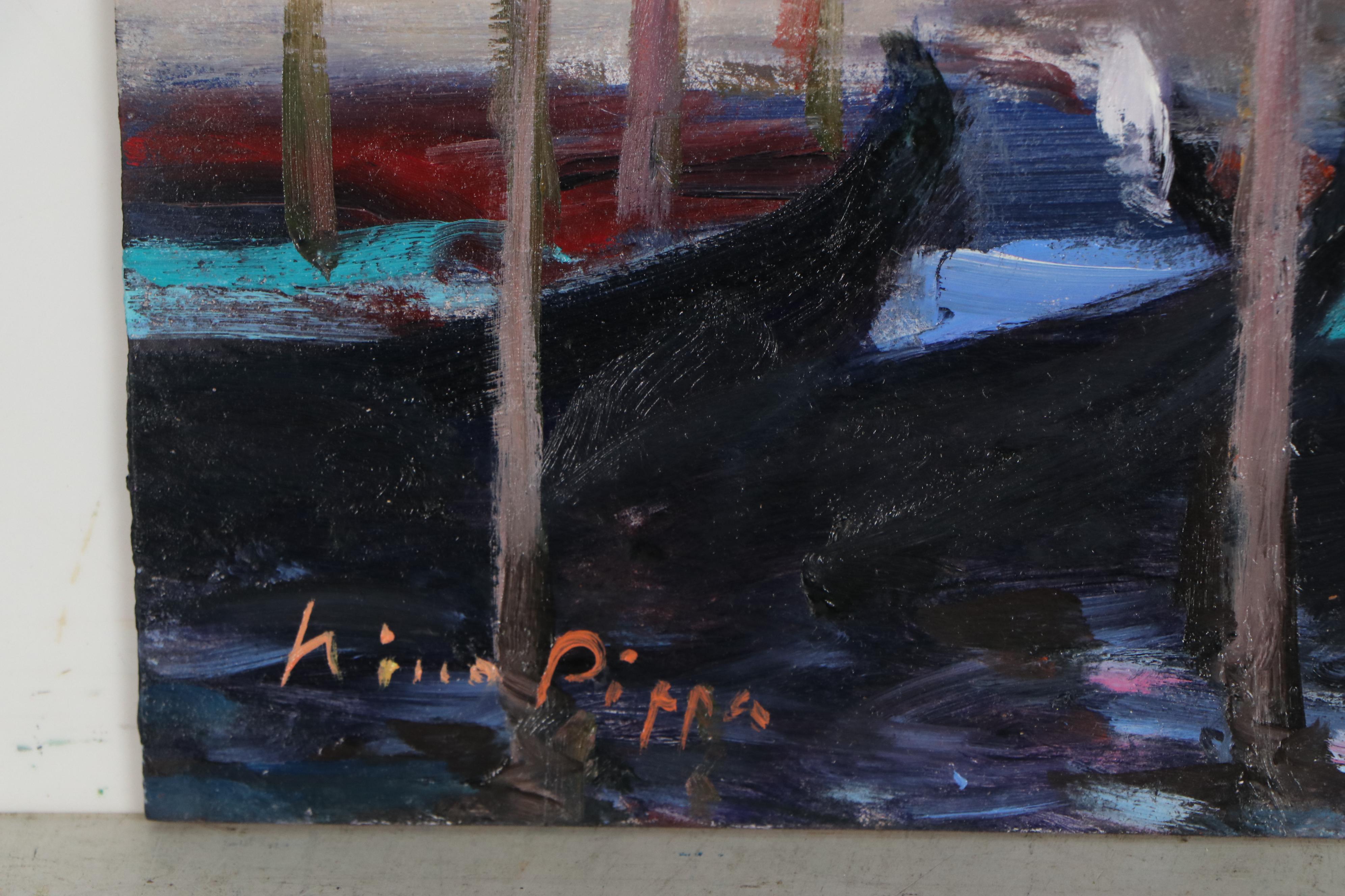 Nino Pippa Oil Painting "Venice - S. M. Della Salute," 2018