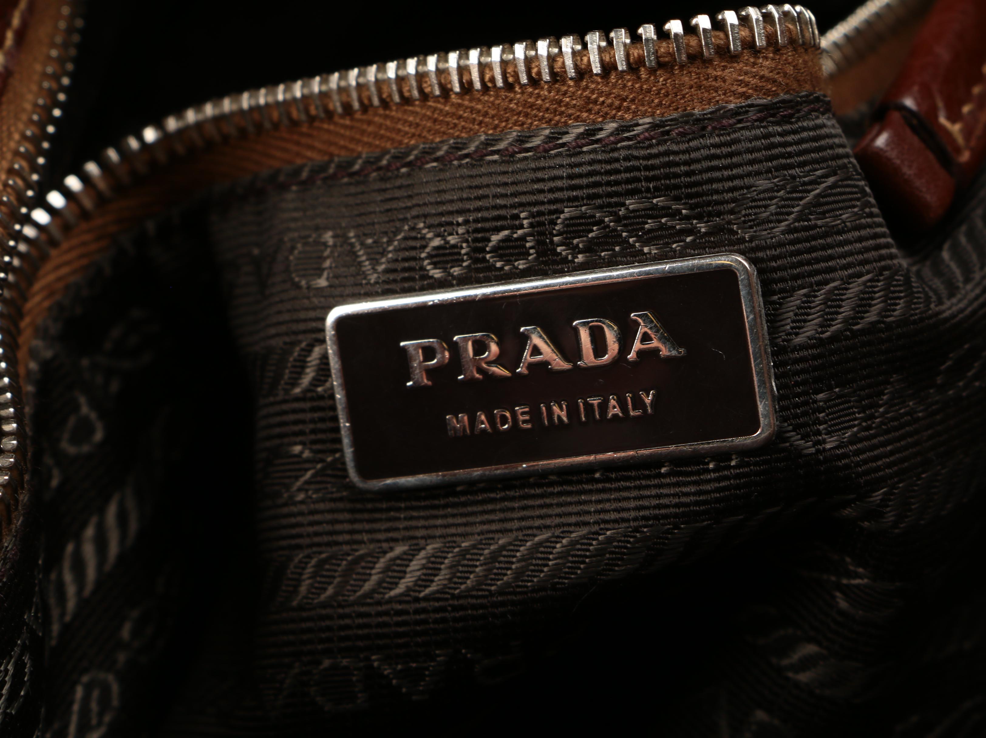 Prada Tote Bag in Vitello Daino Bruciato Leather