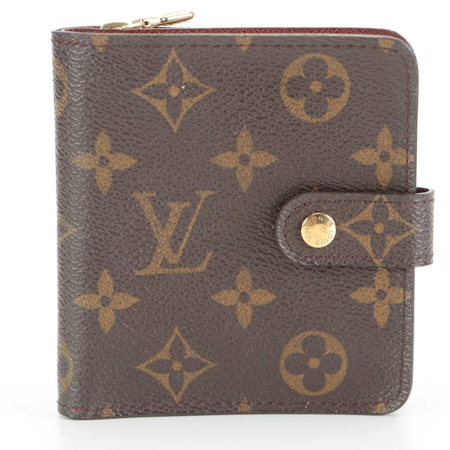 Louis Vuitton Compact Zip Wallet in Monogram Canvas