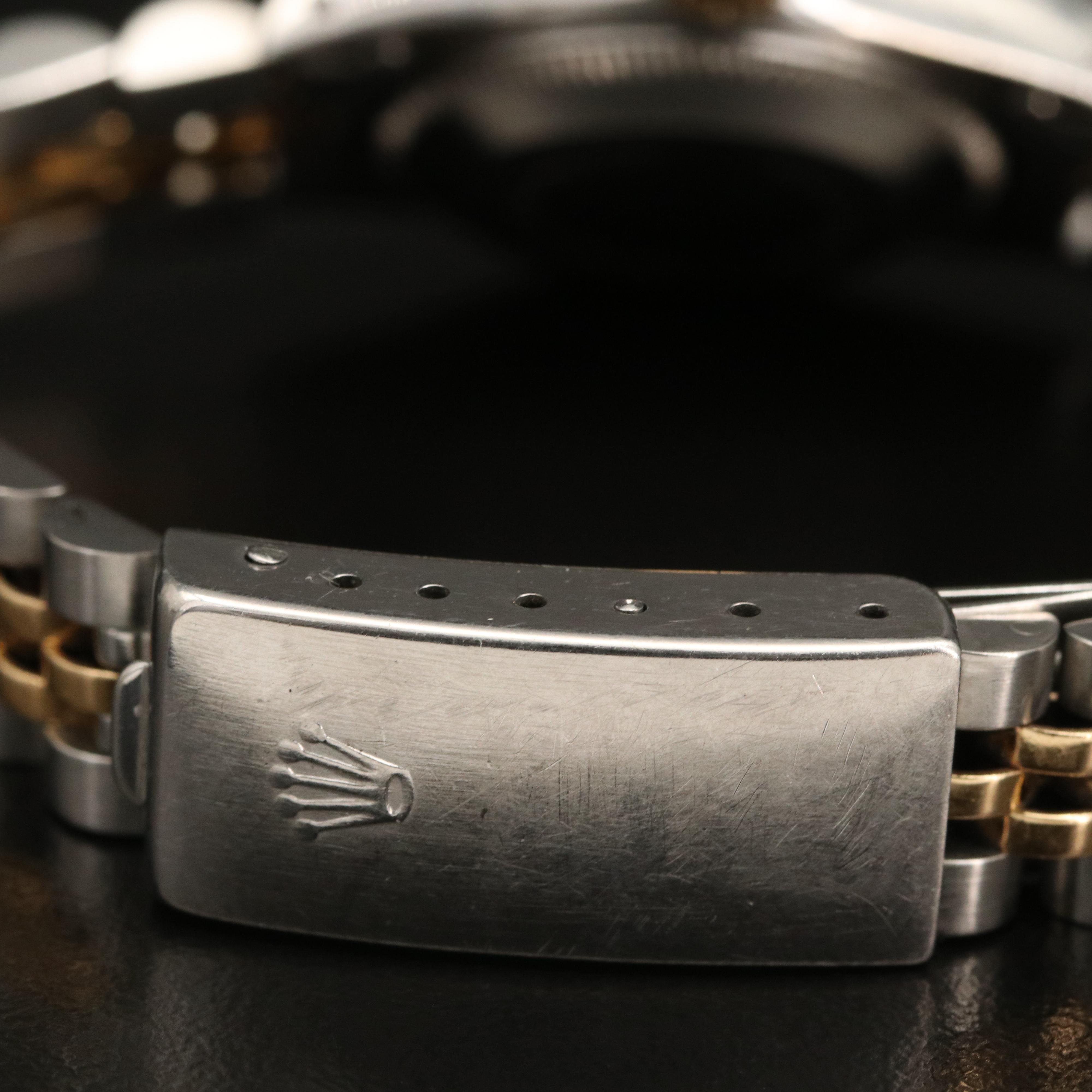 1988 Rolex Datejust Model 69173 Stainless Steel and 18K Gold Watch