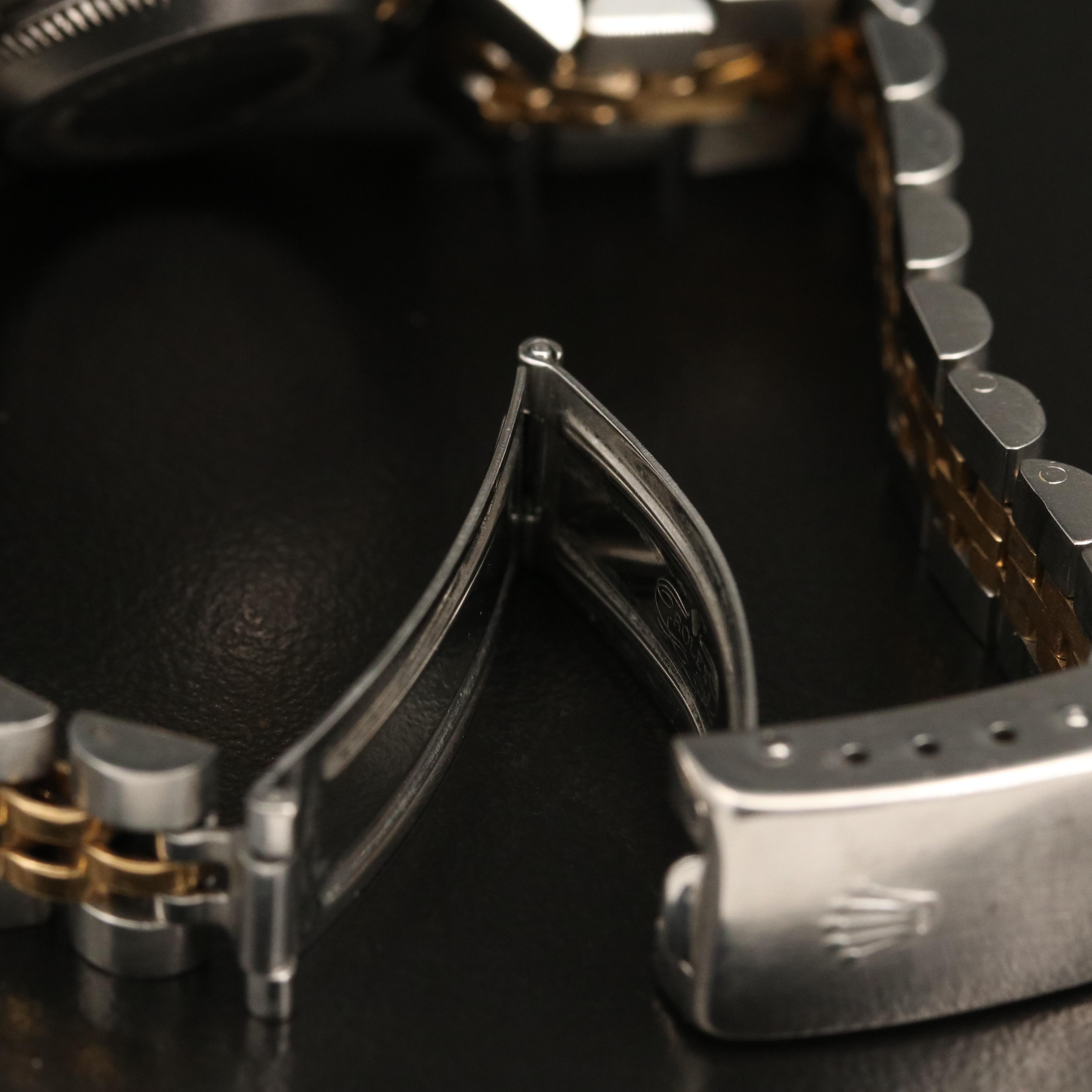 1988 Rolex Datejust Model 69173 Stainless Steel and 18K Gold Watch