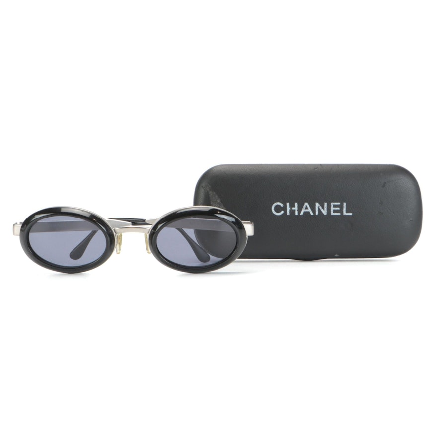 Chanel 09610 Oval Sunglasses with Case