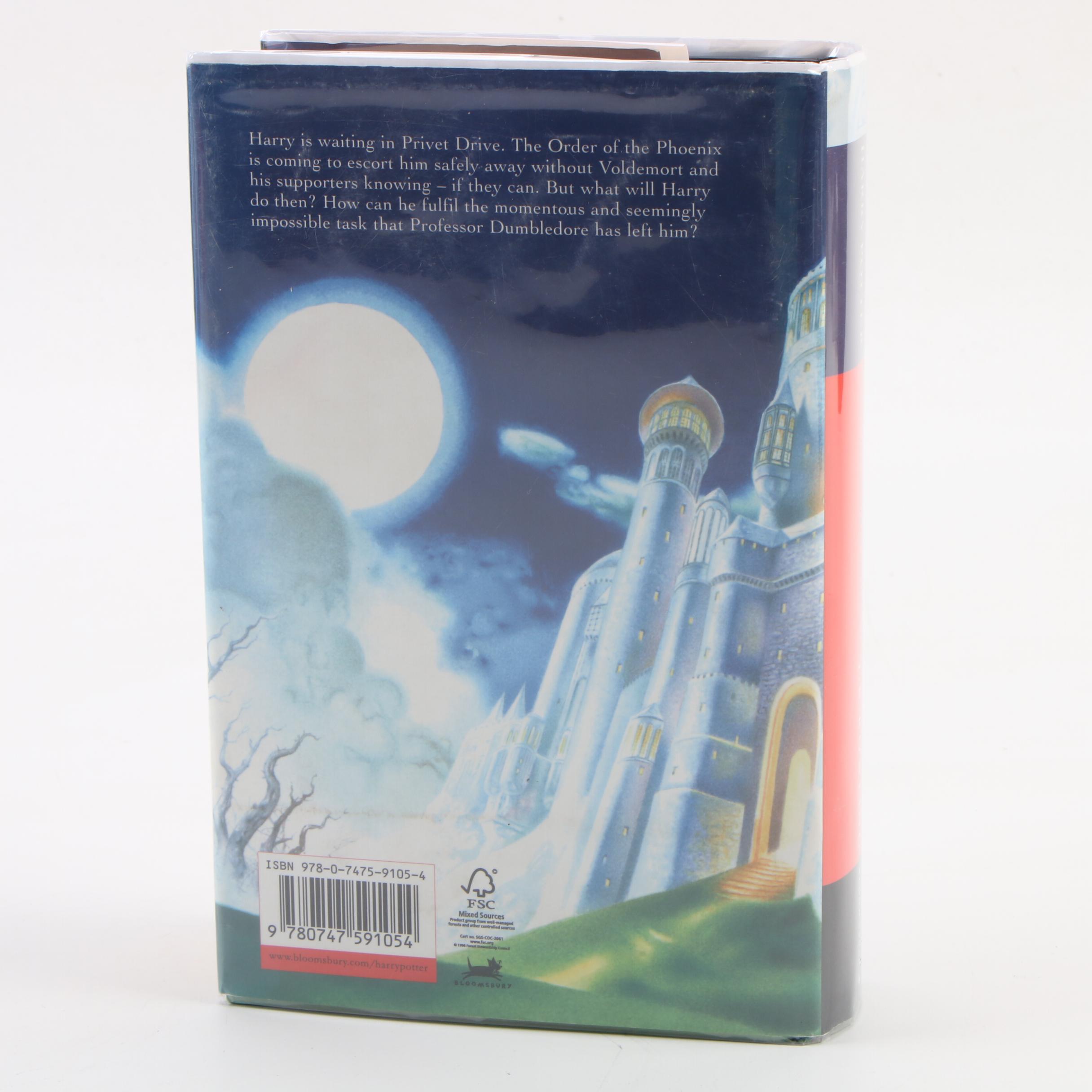 First UK Edition "Harry Potter and the Deathly Hallows" by J. K. Rowling, 2007