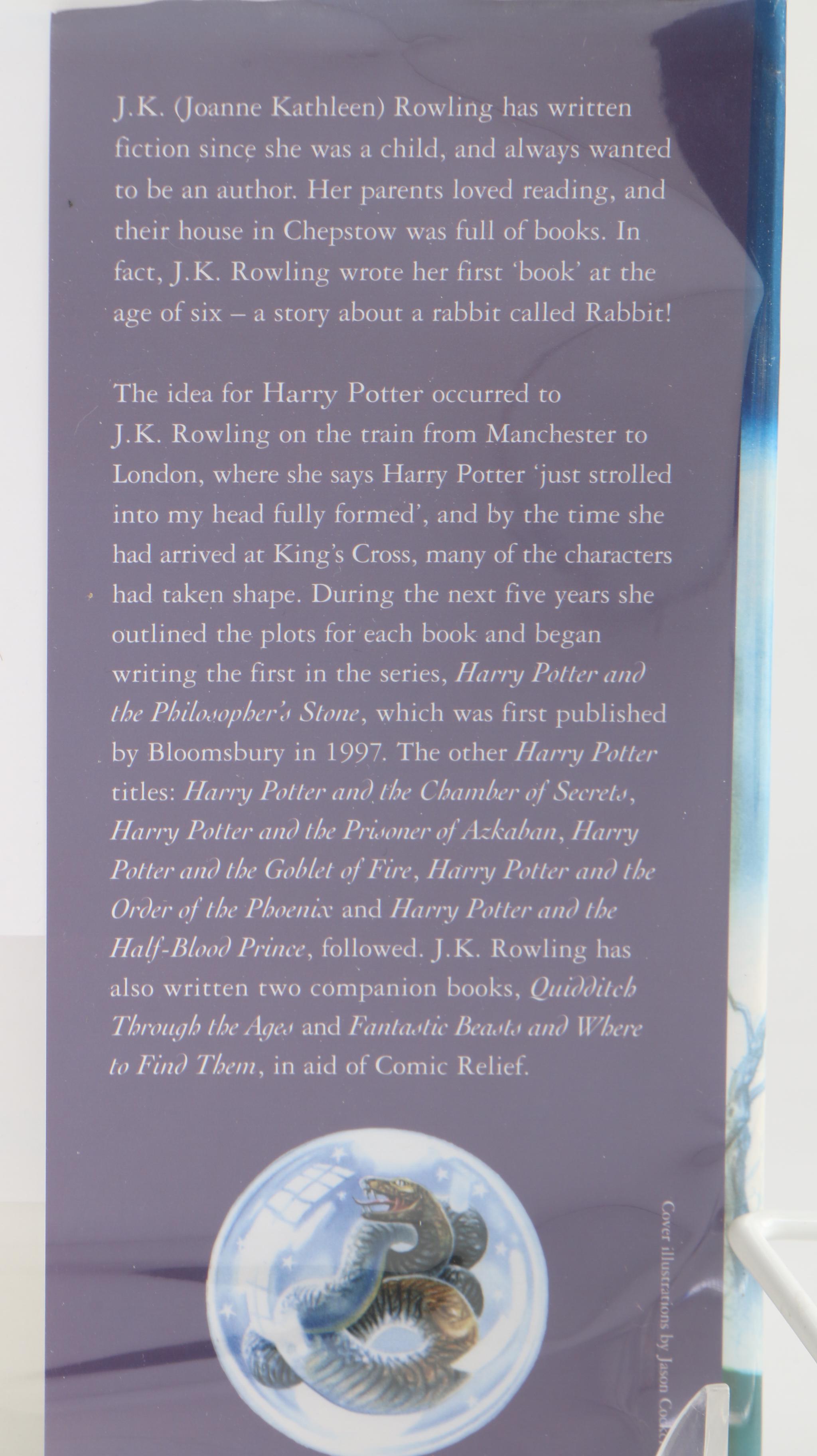 First UK Edition "Harry Potter and the Deathly Hallows" by J. K. Rowling, 2007
