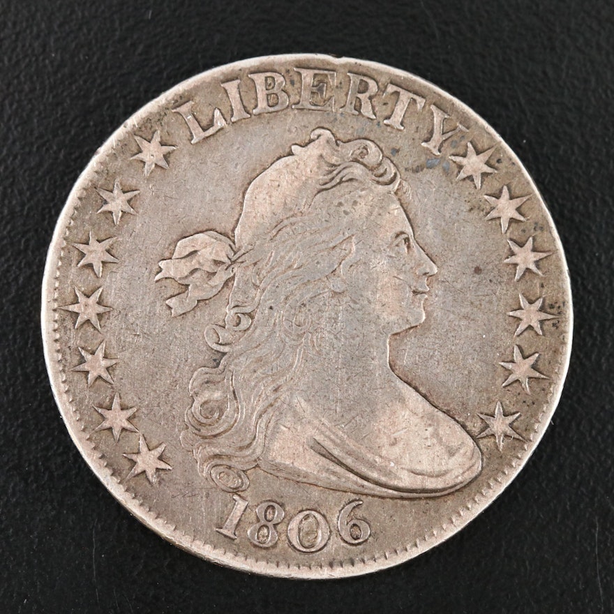 1806 Draped Bust Silver Half Dollar