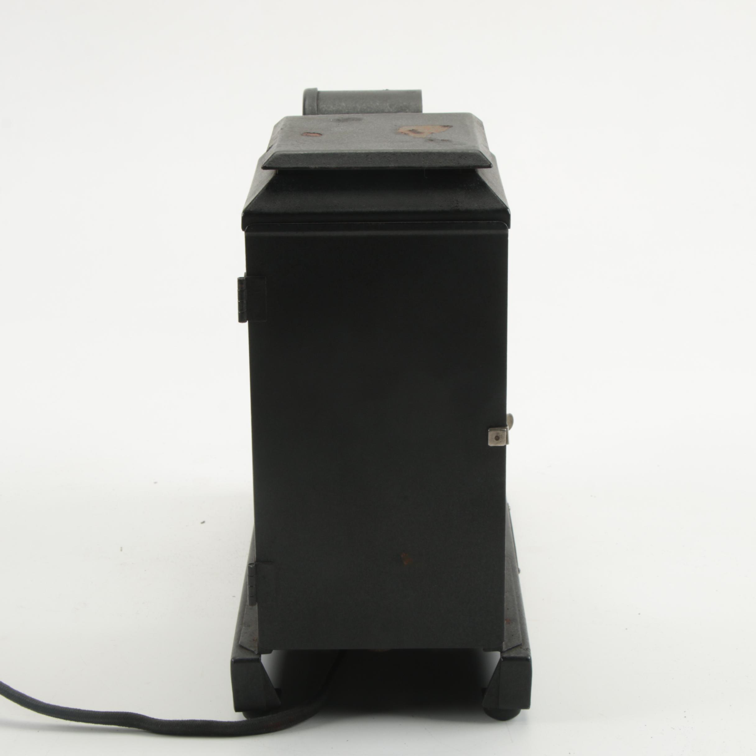 Spencer Lens Delineascope Filmstrip Projector with Original Instructions, 1930s