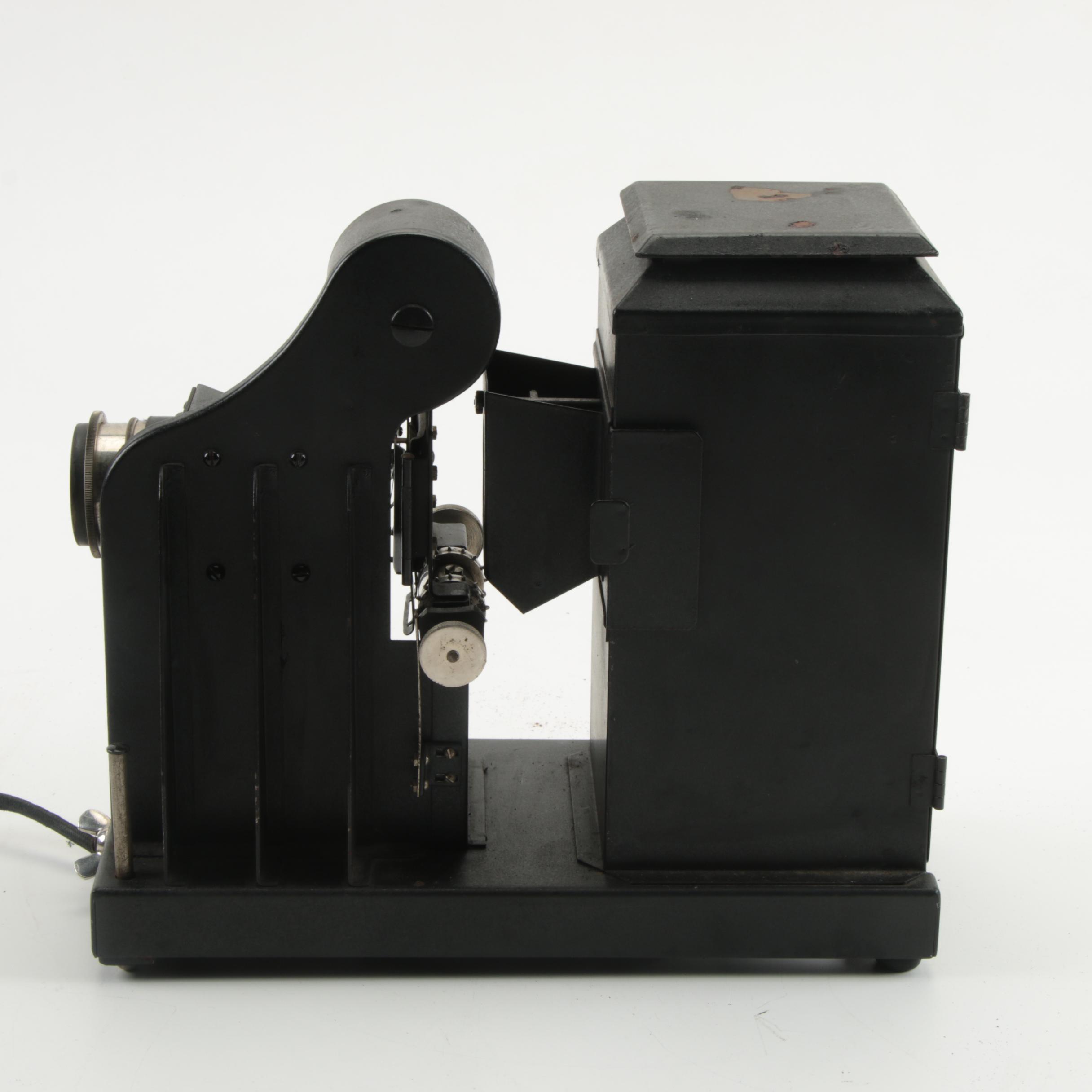 Spencer Lens Delineascope Filmstrip Projector with Original Instructions, 1930s