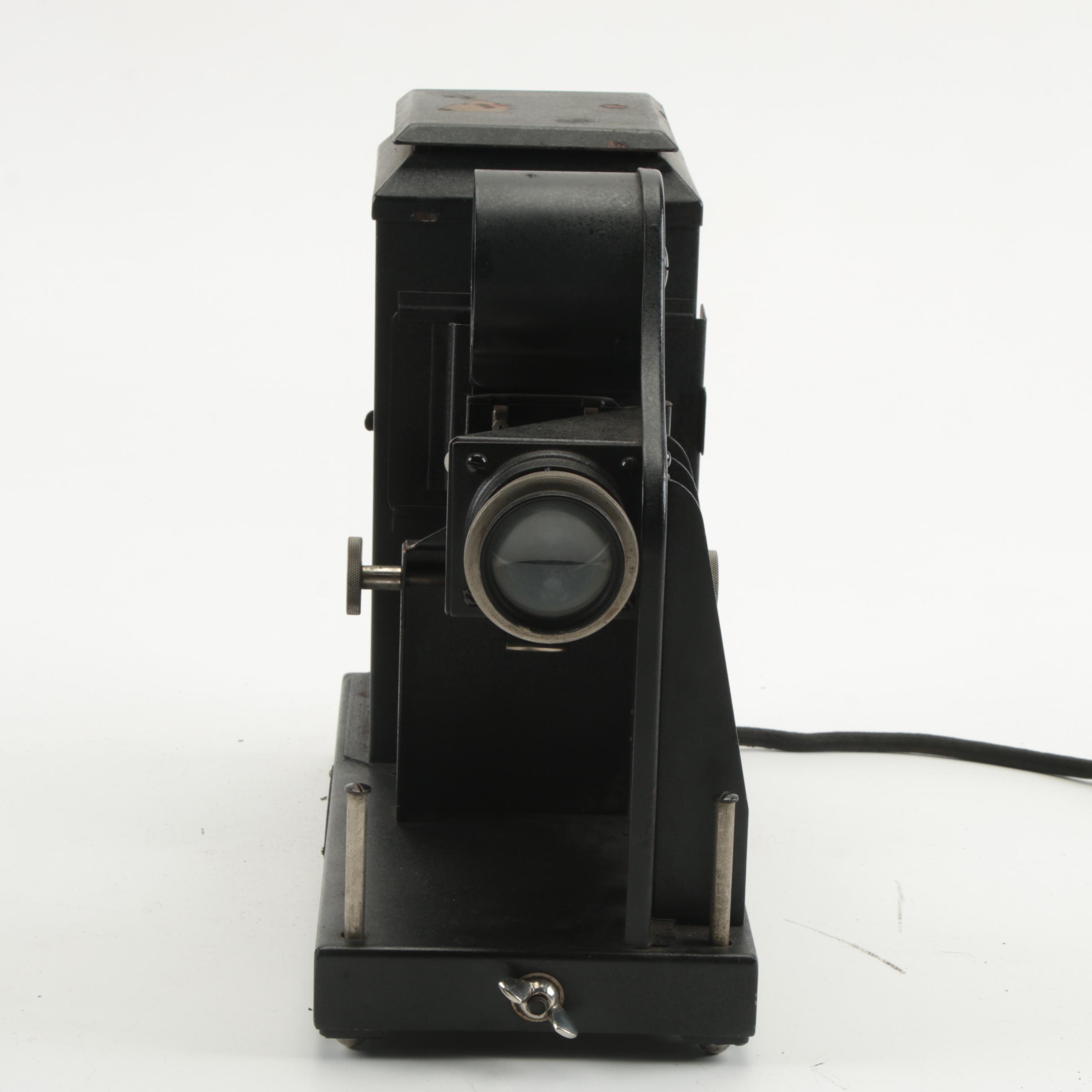 Spencer Lens Delineascope Filmstrip Projector with Original Instructions, 1930s