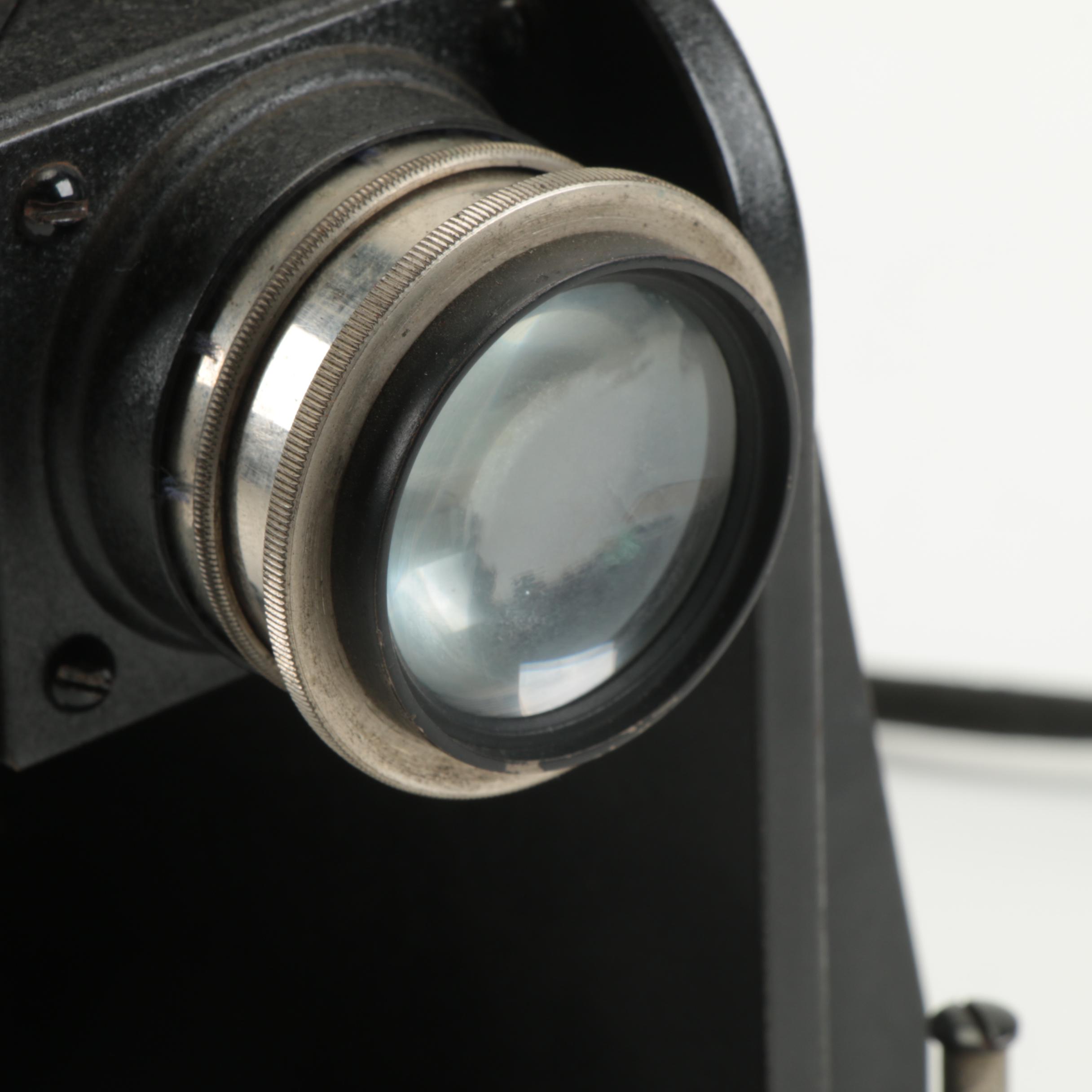 Spencer Lens Delineascope Filmstrip Projector with Original Instructions, 1930s