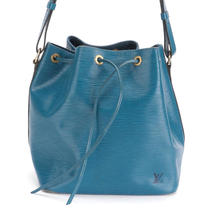 Louis Vuitton Noé Bucket Bag in Toledo Blue Epi Leather