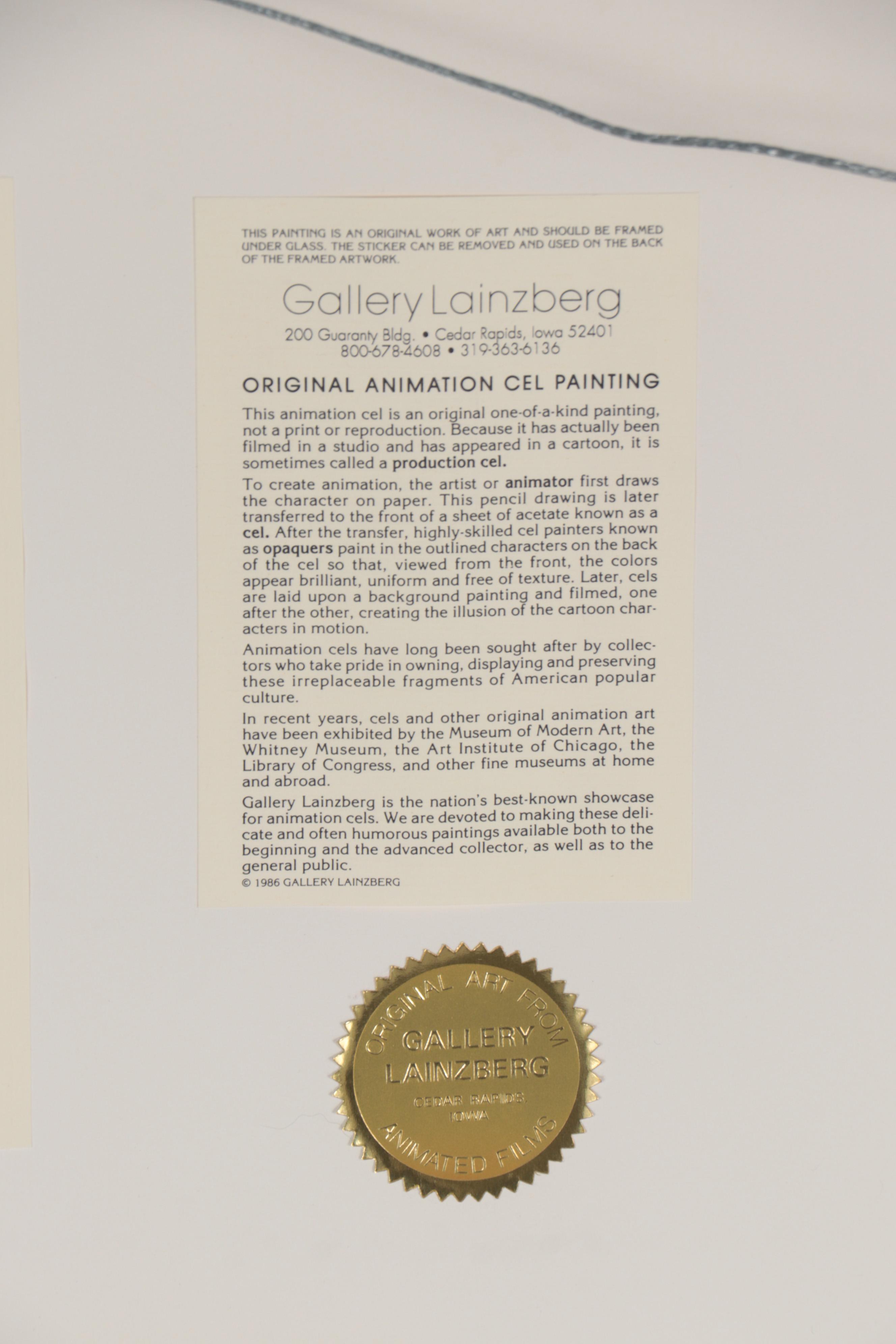 Kroyer Films Hand-Painted Animation Cel from Ferngully, 1992